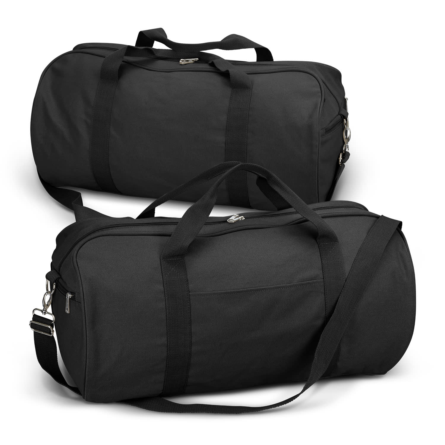 Canvas Duffle Bag - 121130 Image Black