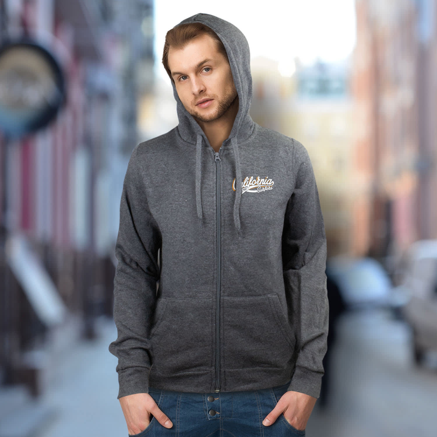 TRENDSWEAR Jasper Unisex Hoodie - 121131 Image Navy