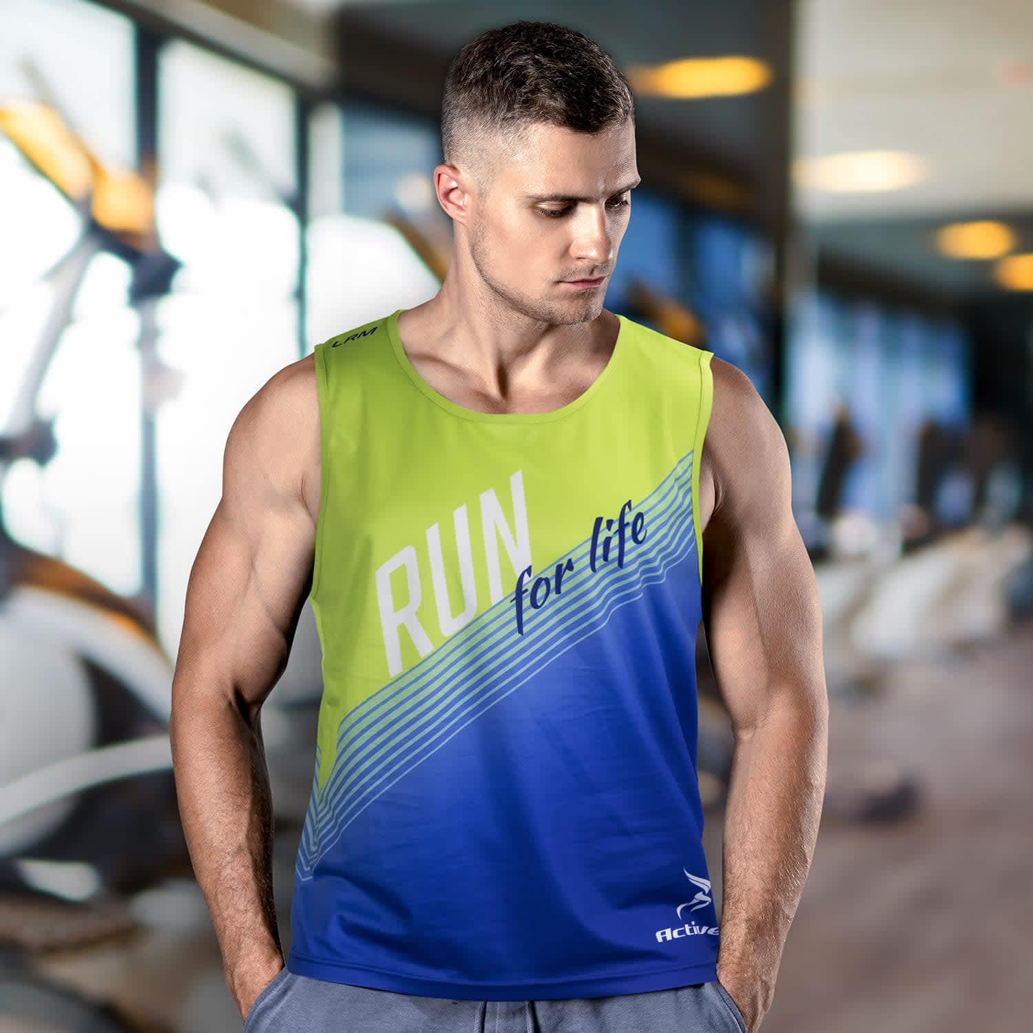 Custom Mens Sports Singlet - 121155 Image 