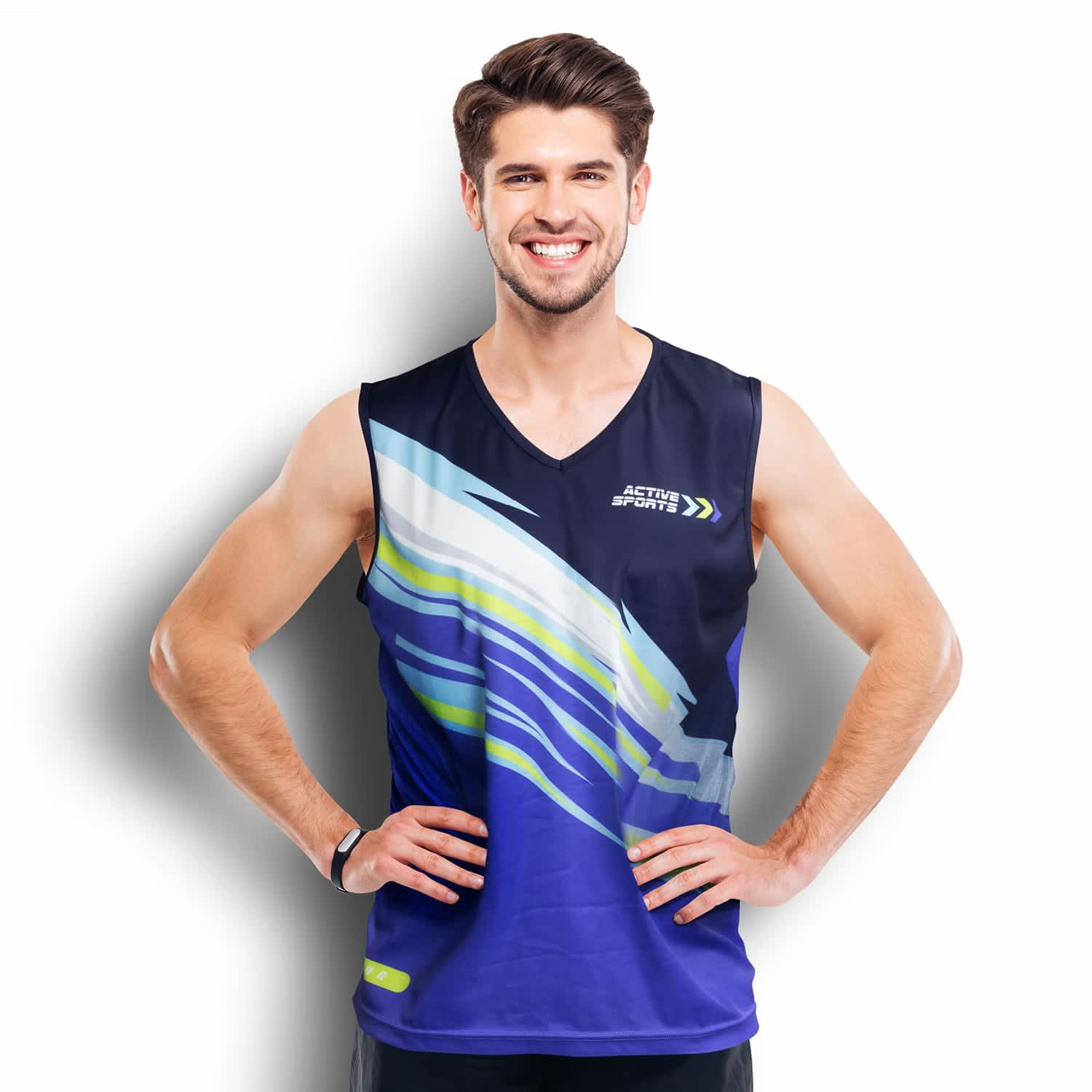 Custom Mens Performance Singlet | Custom Printed Singlets | Branded Singlet NZ