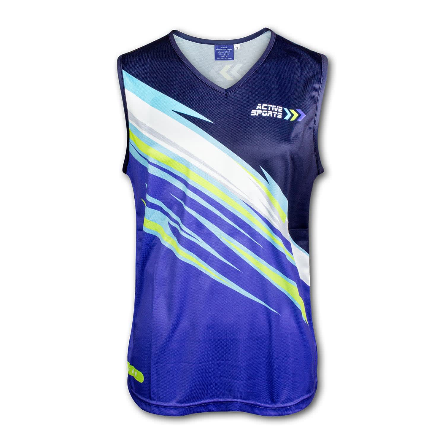 Custom Mens Performance Singlet - 121156 Image 