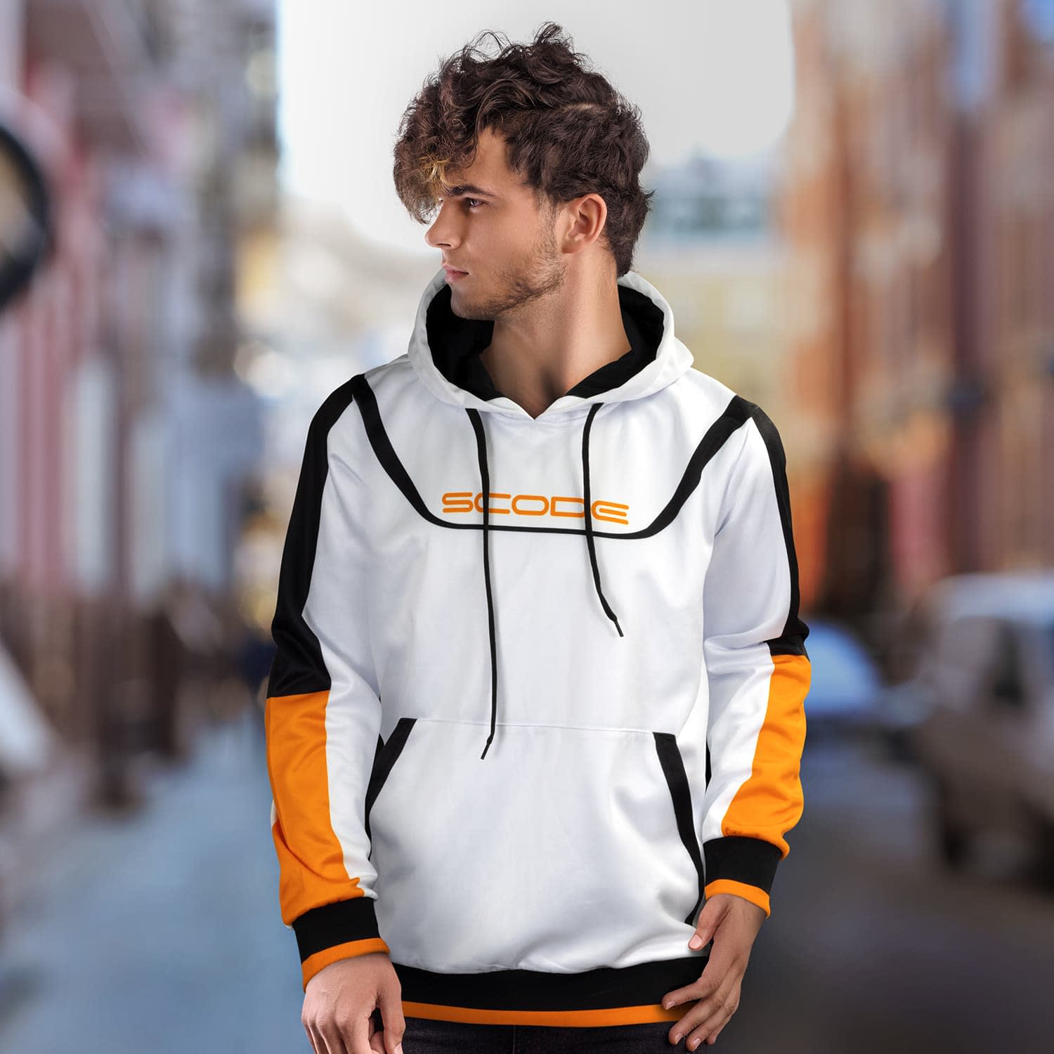 Custom Mens Sports Hoodie - 121165 Image 