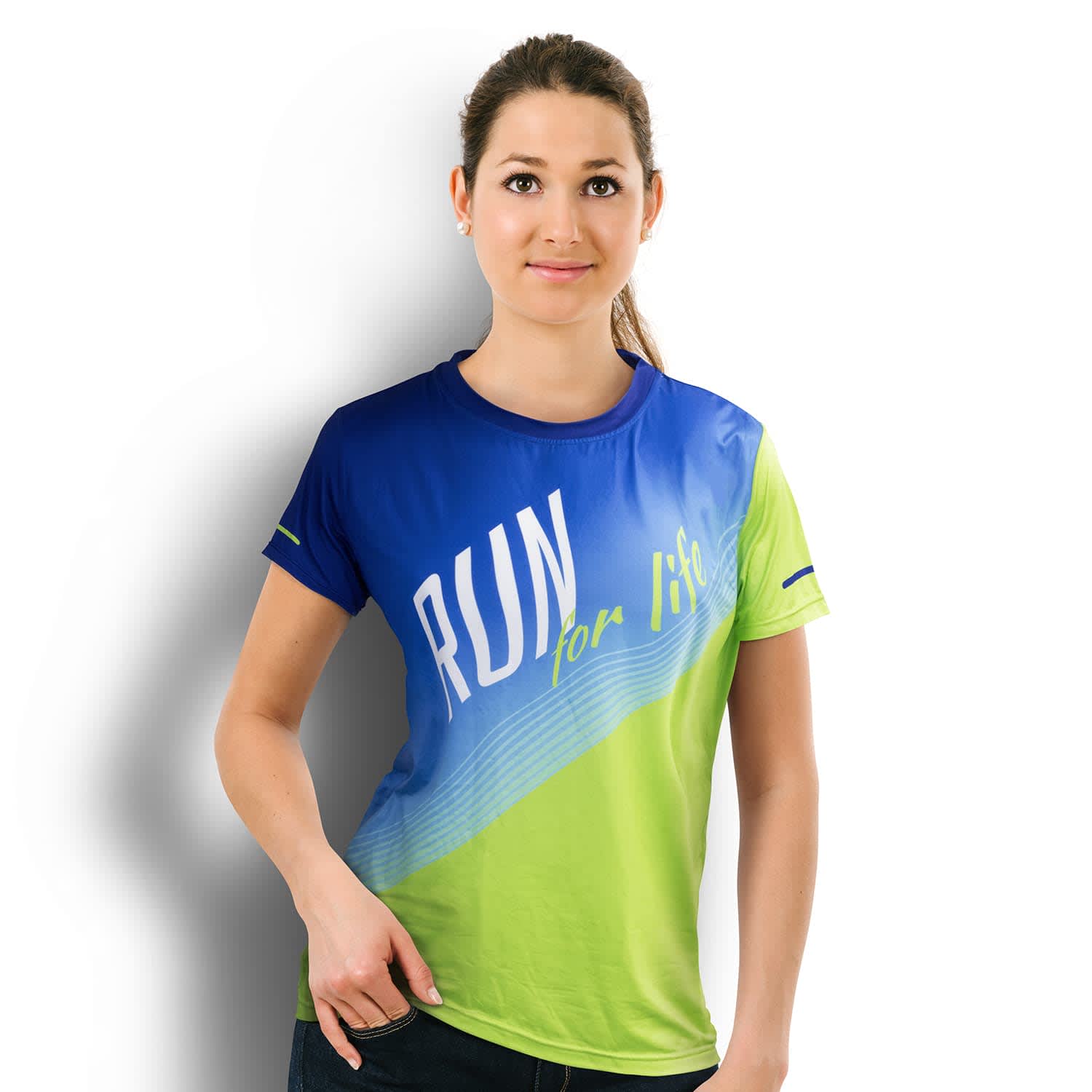 Custom Womens Sports T-Shirt | Sublimation Shirt Printing | Custom Sublimation Apparel NZ