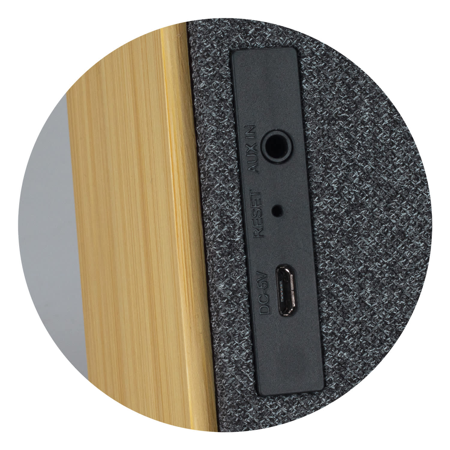 Sublime 5W Bluetooth Speaker – Eco-Friendly Bamboo Speaker with 6-Hour Playback and Wireless Connectivity