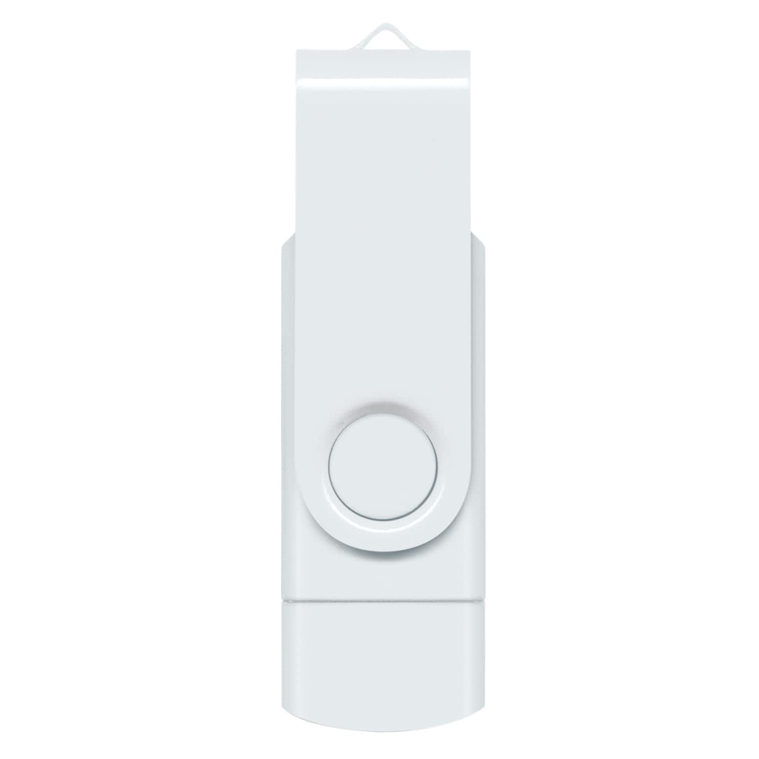 Helix 8GB Dual Flash Drive - 121402 Image White