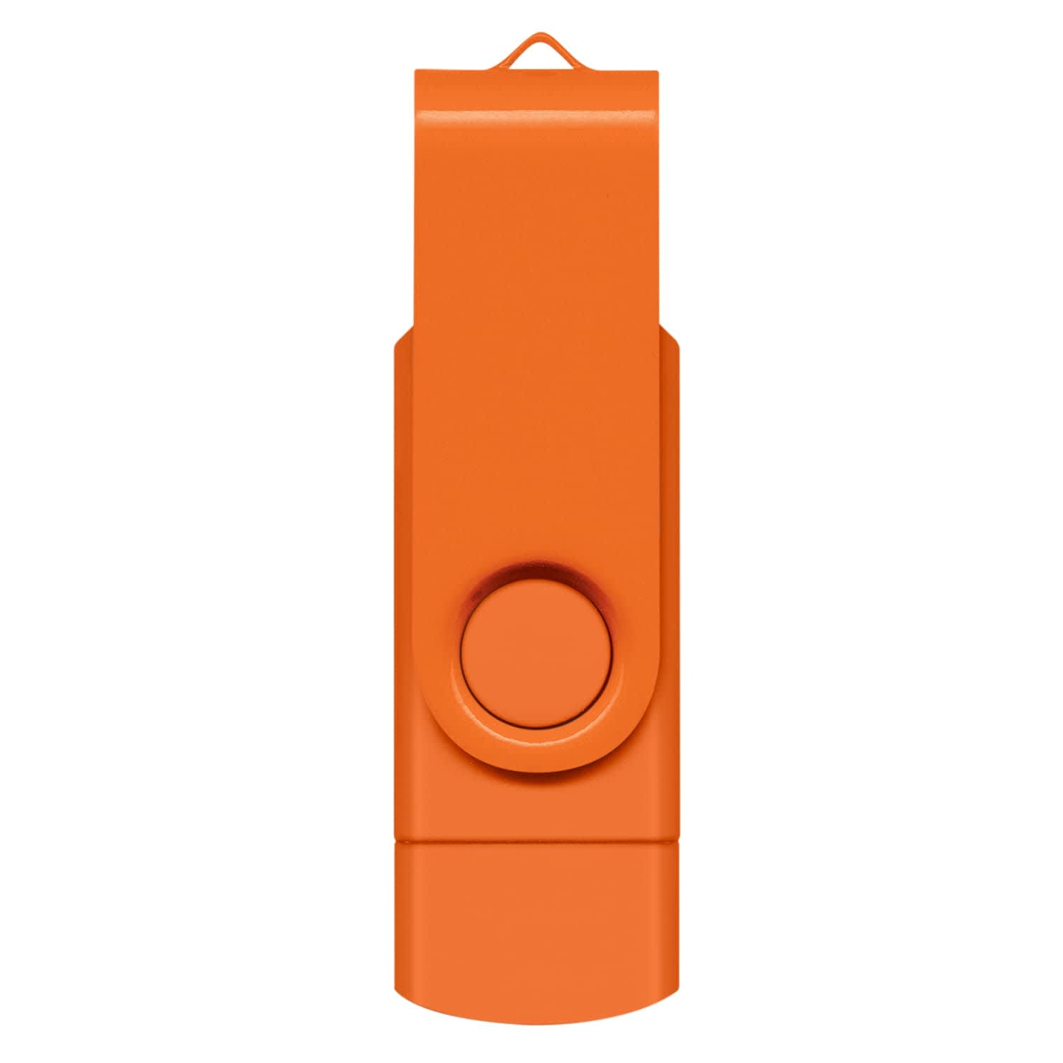 Helix 8GB Dual Flash Drive - 121402 Image Orange