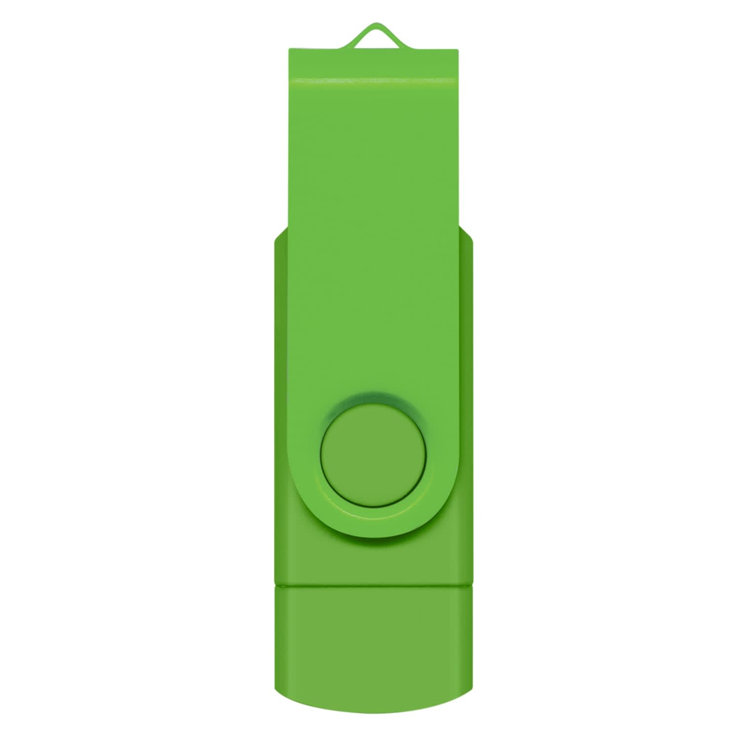 Helix 8GB Dual Flash Drive - 121402 Image Bright Green