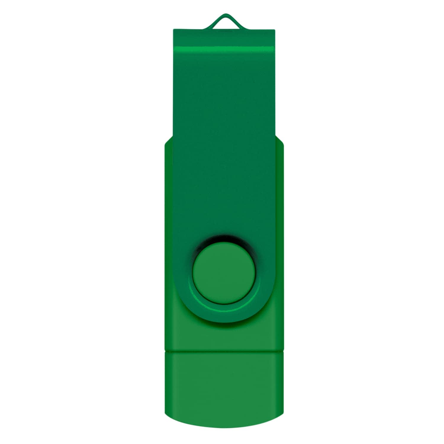 Helix 8GB Dual Flash Drive - 121402 Image Dark Green
