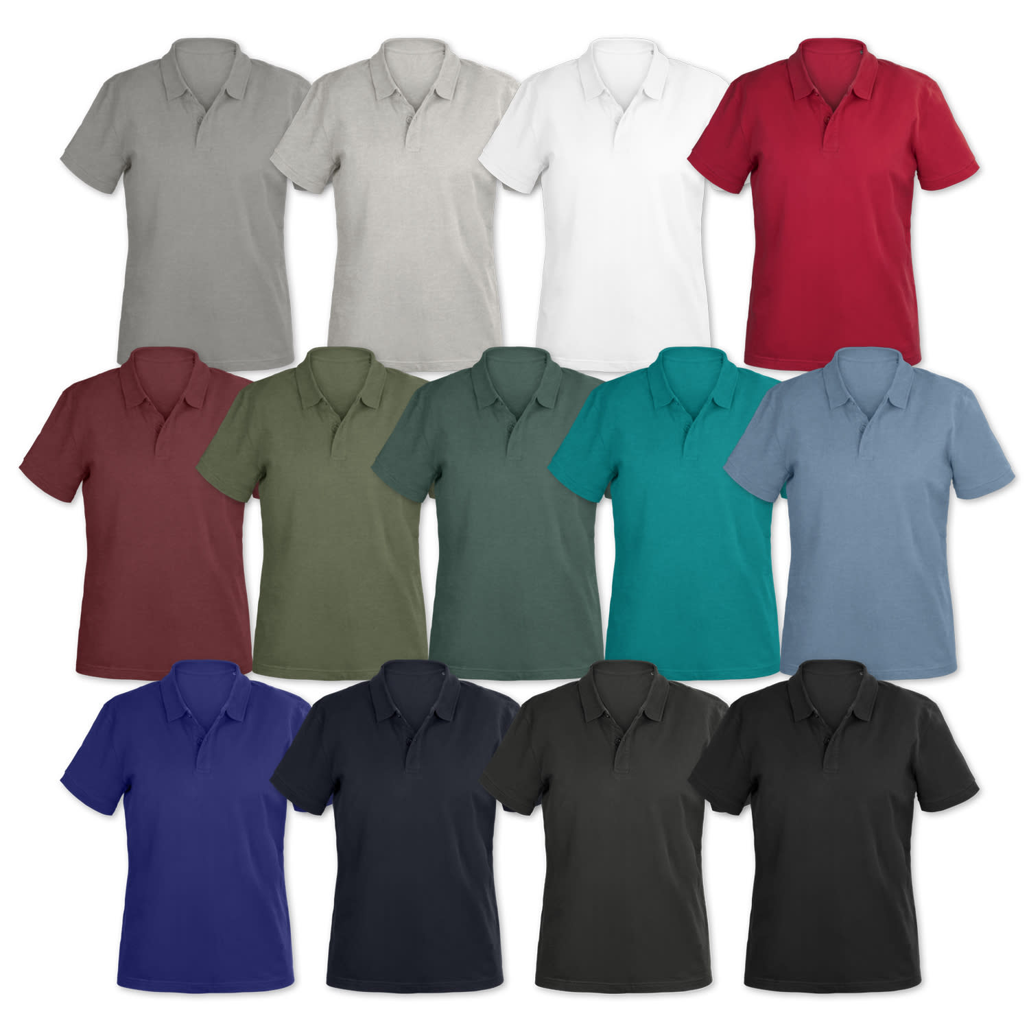 TRENDSWEAR Carter Women's Polo - 121636 Image Black