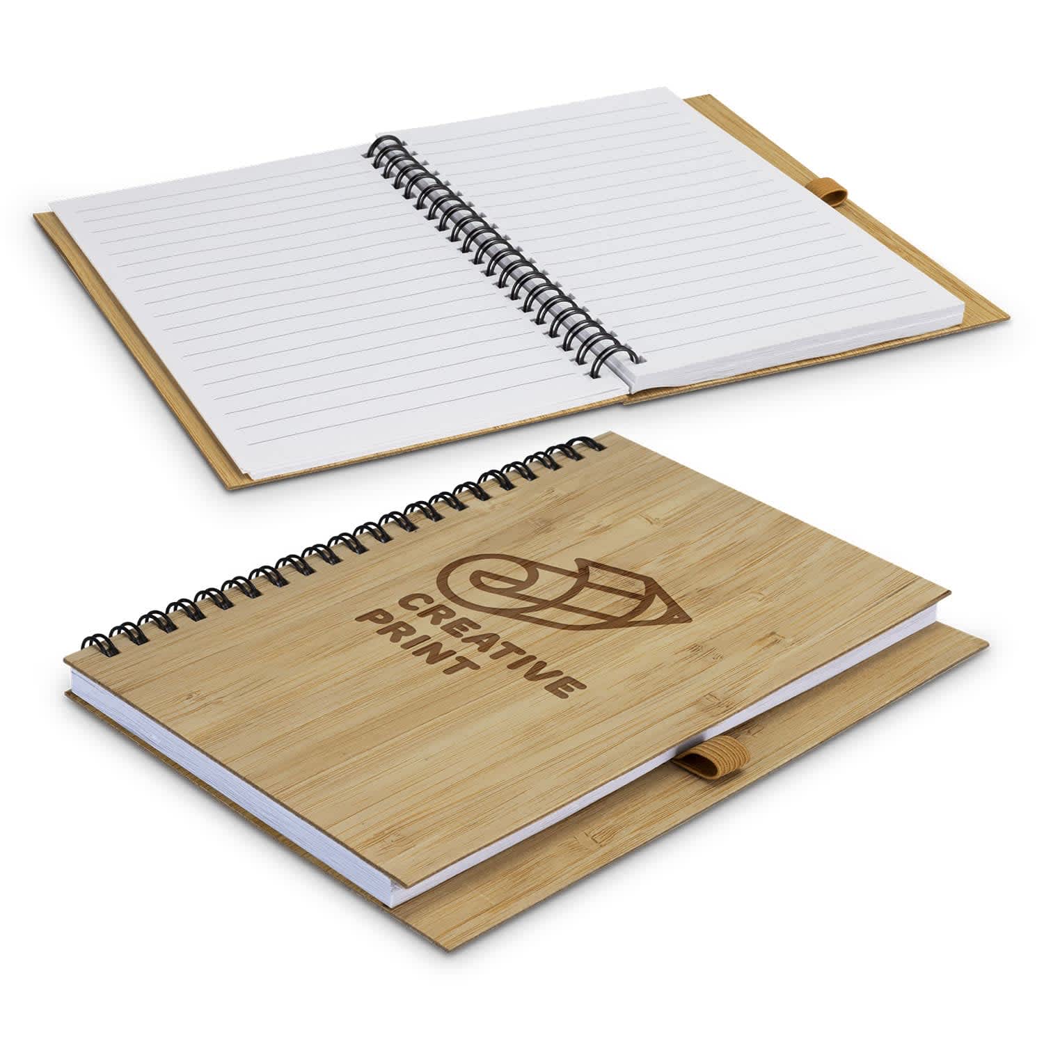 Bamboo Notebook - Medium | Notebooks NZ | Personalised Notebooks NZ