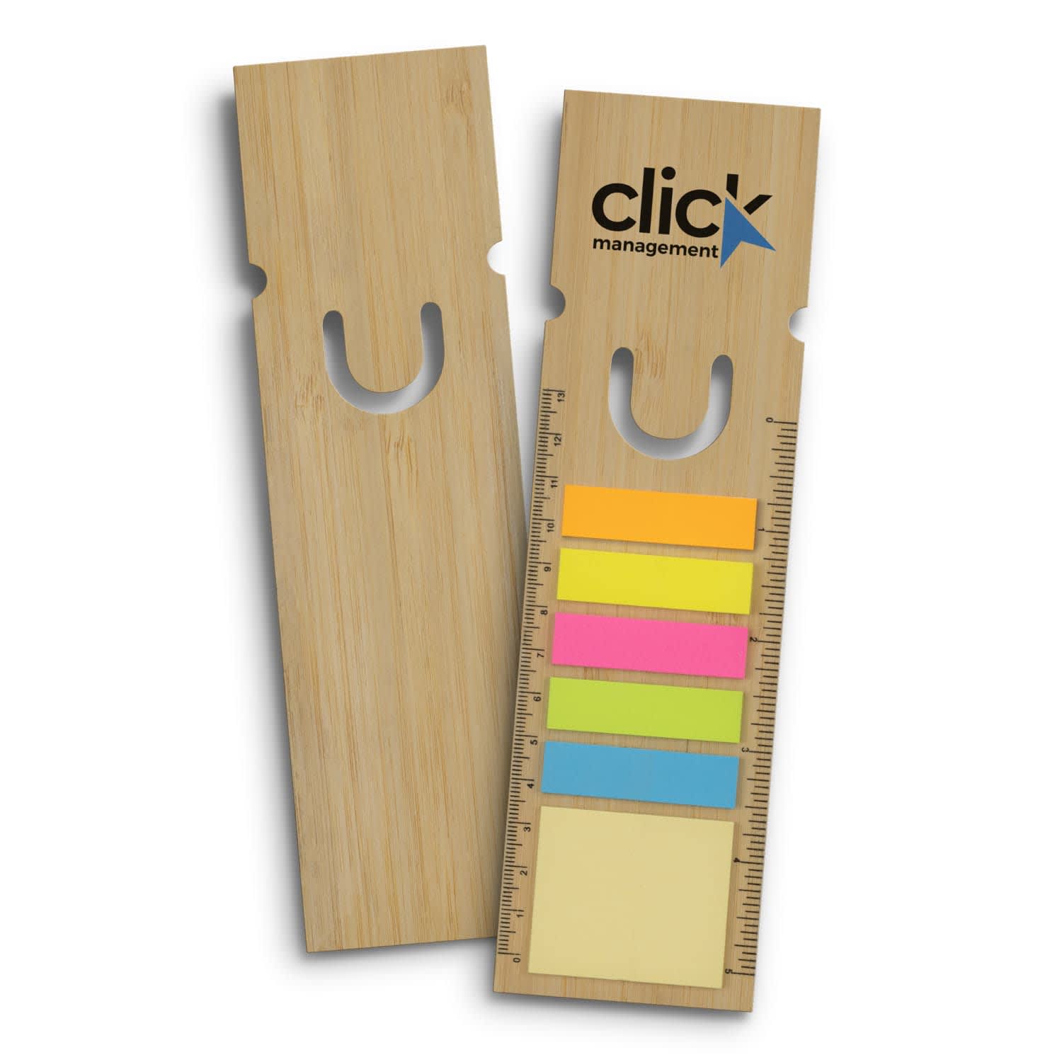 Bamboo Ruler Bookmark - Square | Custom Merchandise