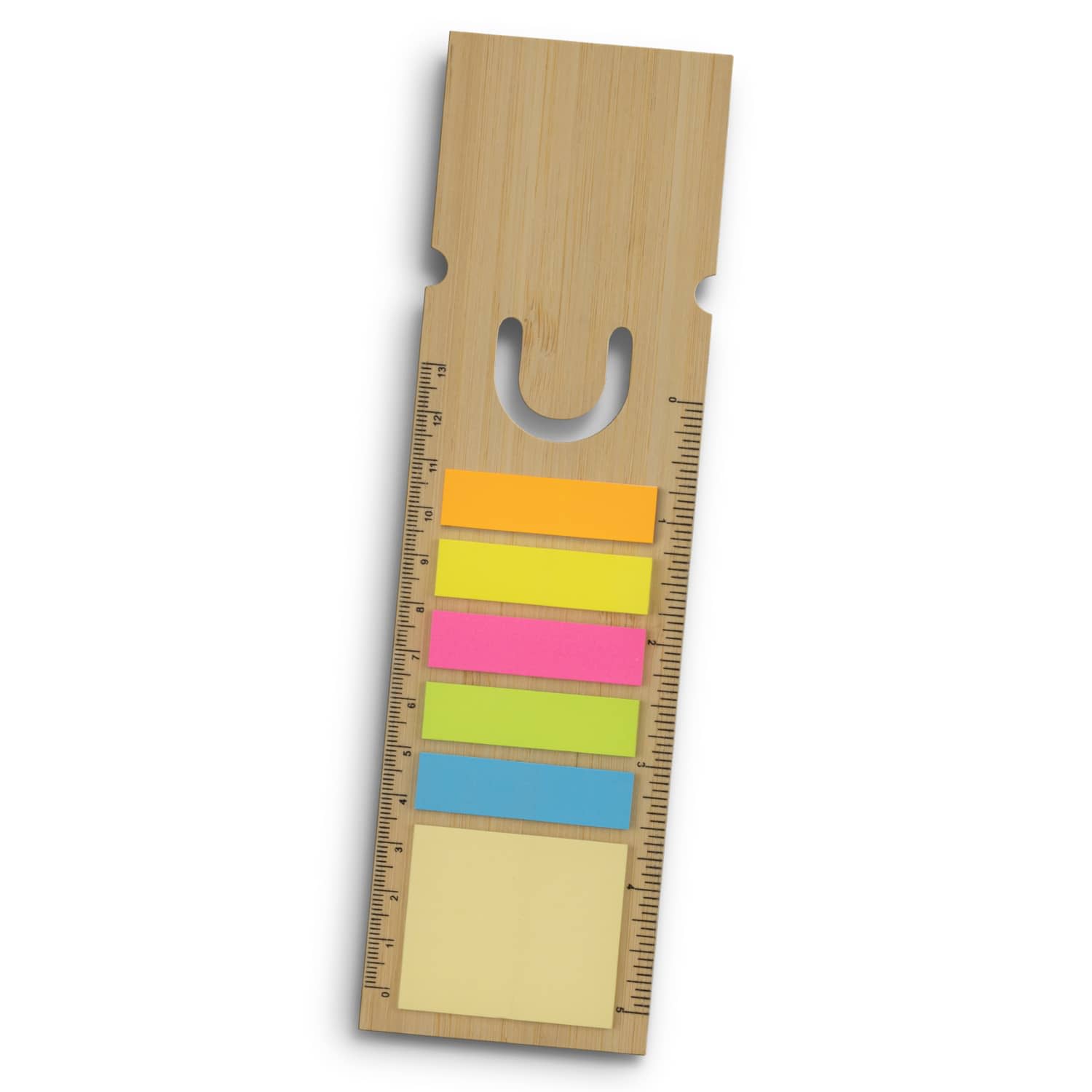 Bamboo Ruler Bookmark - Square - 121726 Image Natural