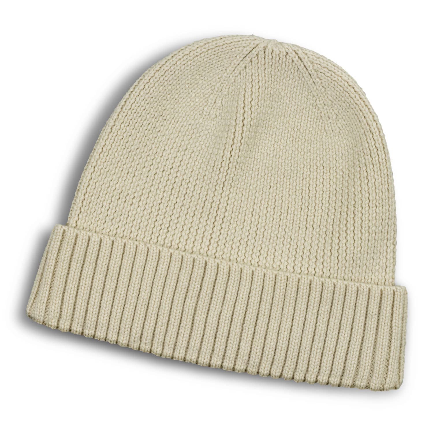 Merino Wool Beanie - 121792 Image Ecru