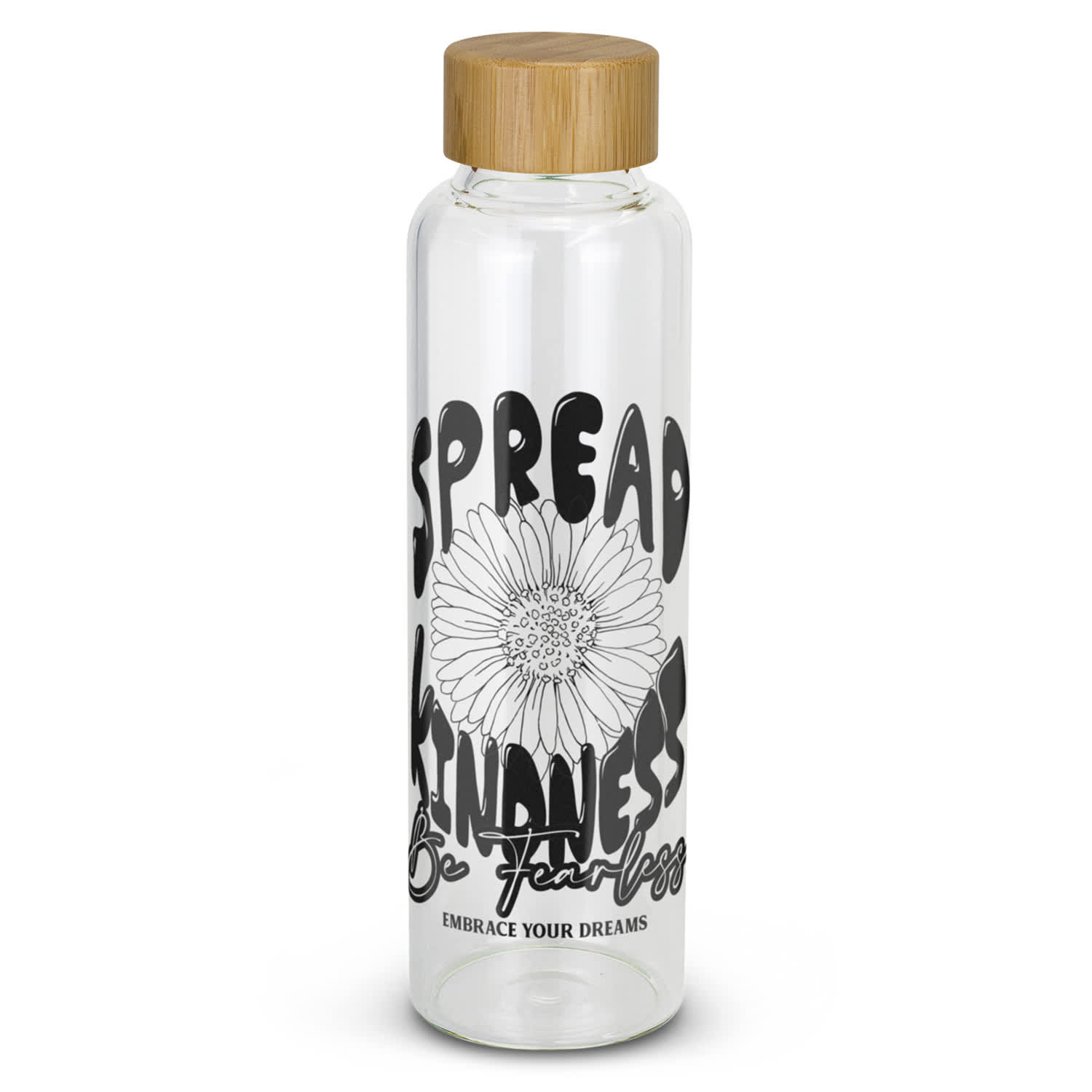 Custom Eden Glass Bottle Bamboo Lid | Glass Drink Bottle NZ | Glass Drink Bottle | Glass Water Bottle | Glass Water Bottle NZ | Promotional Products NZ | Branded merchandise NZ | Branded Merch | Personalised Merchandise | Custom Promotional Products | Pro