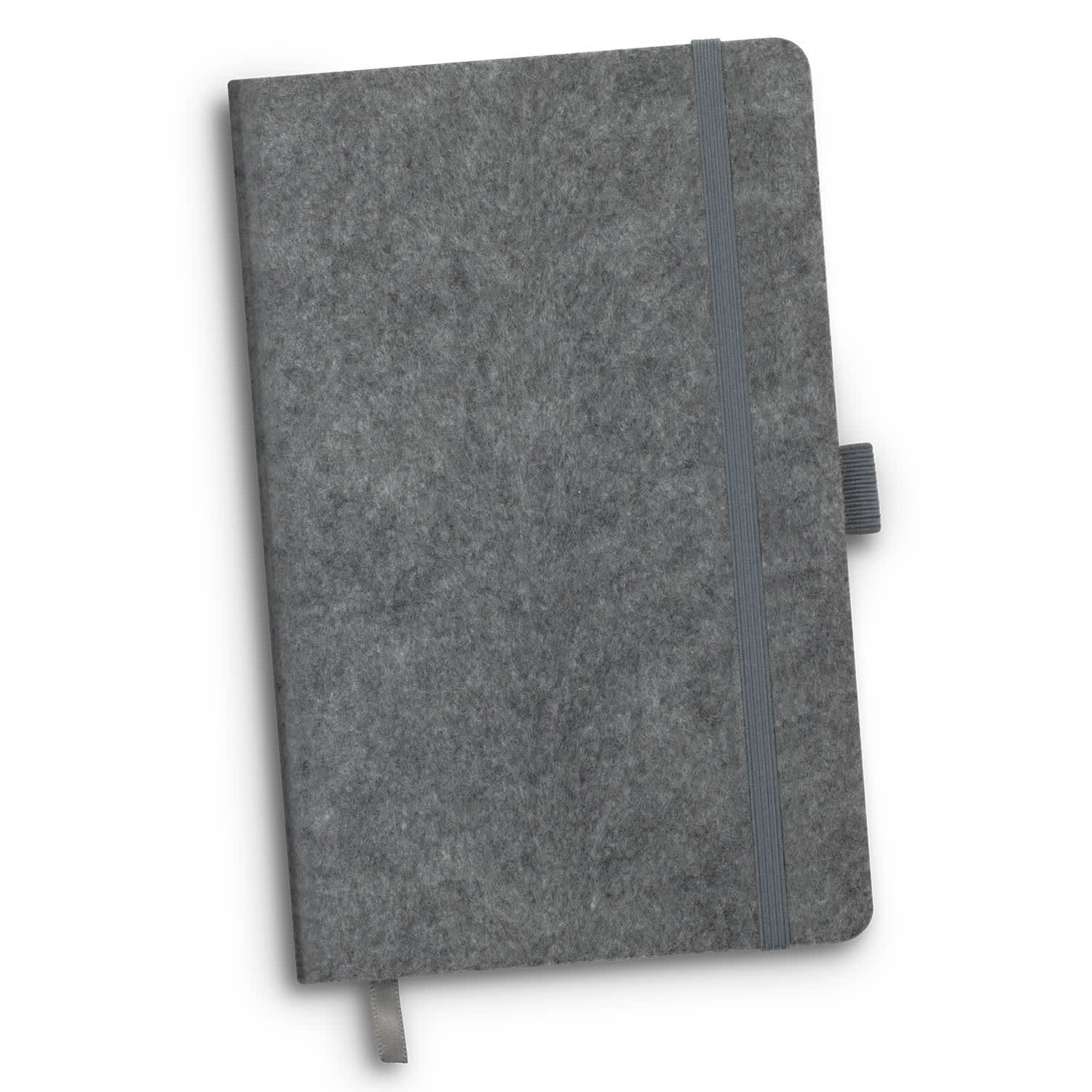 RPET Felt Hard Cover Notebook - 121842 Image Grey