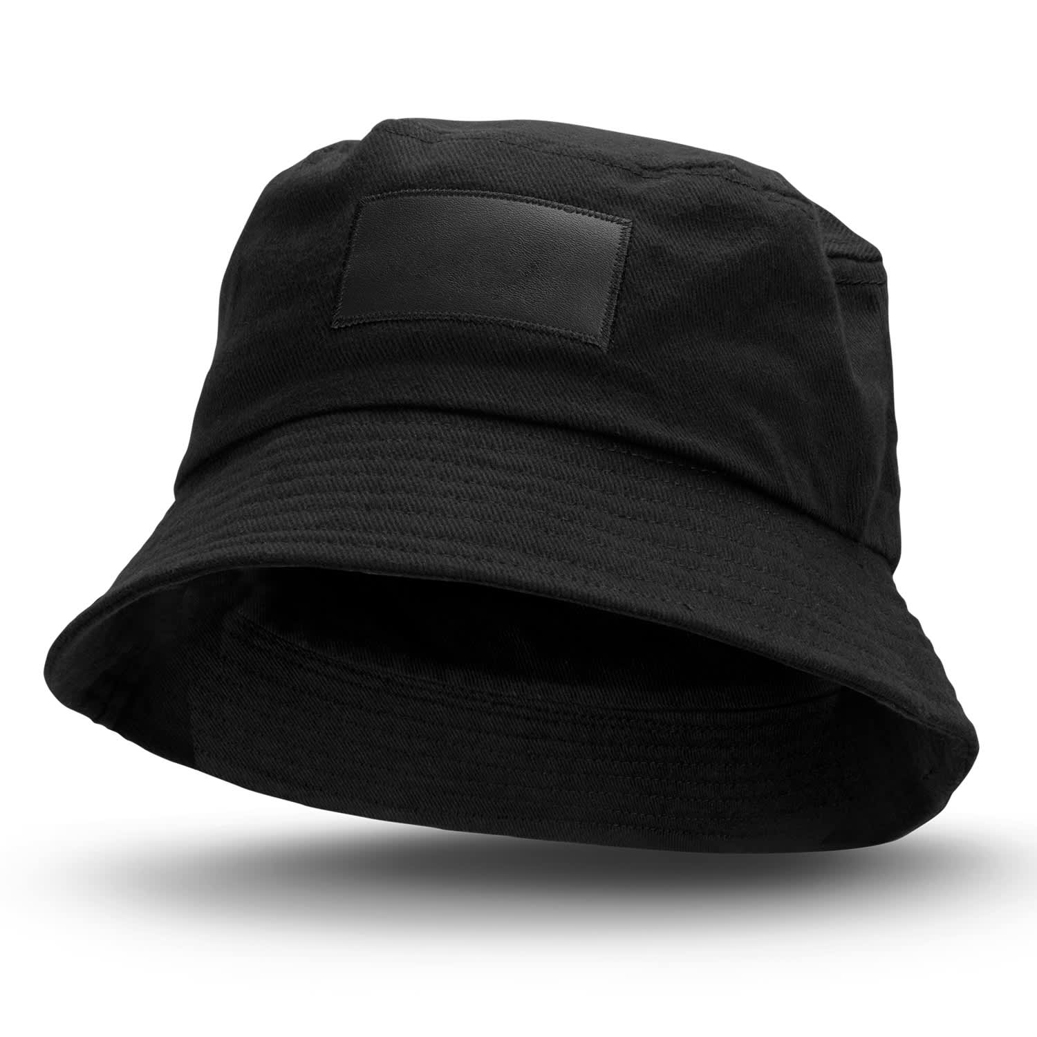 Bucket Hat with Patch - 121937 Image Black