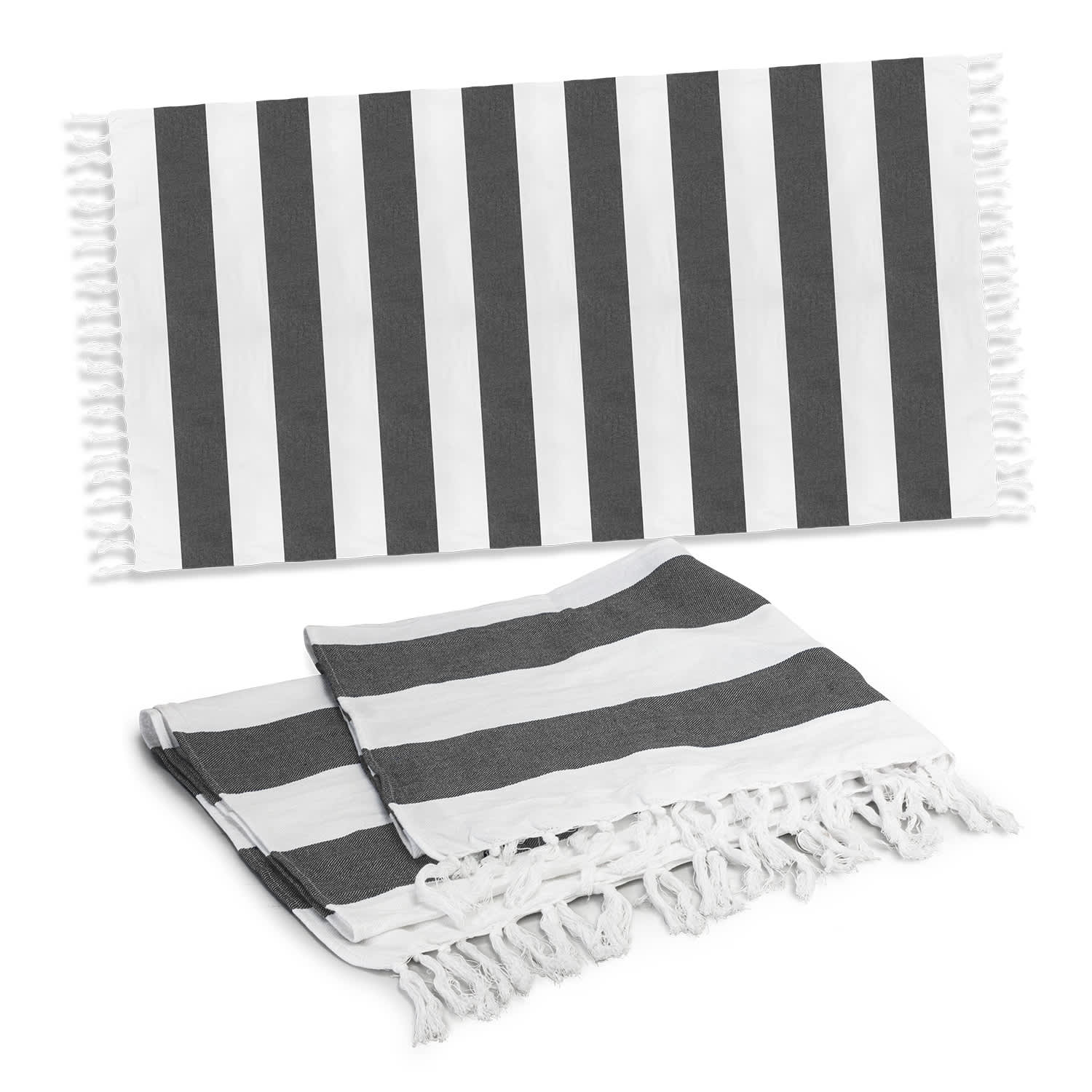 Okana Cotton Towel - 121995 Image Charcoal