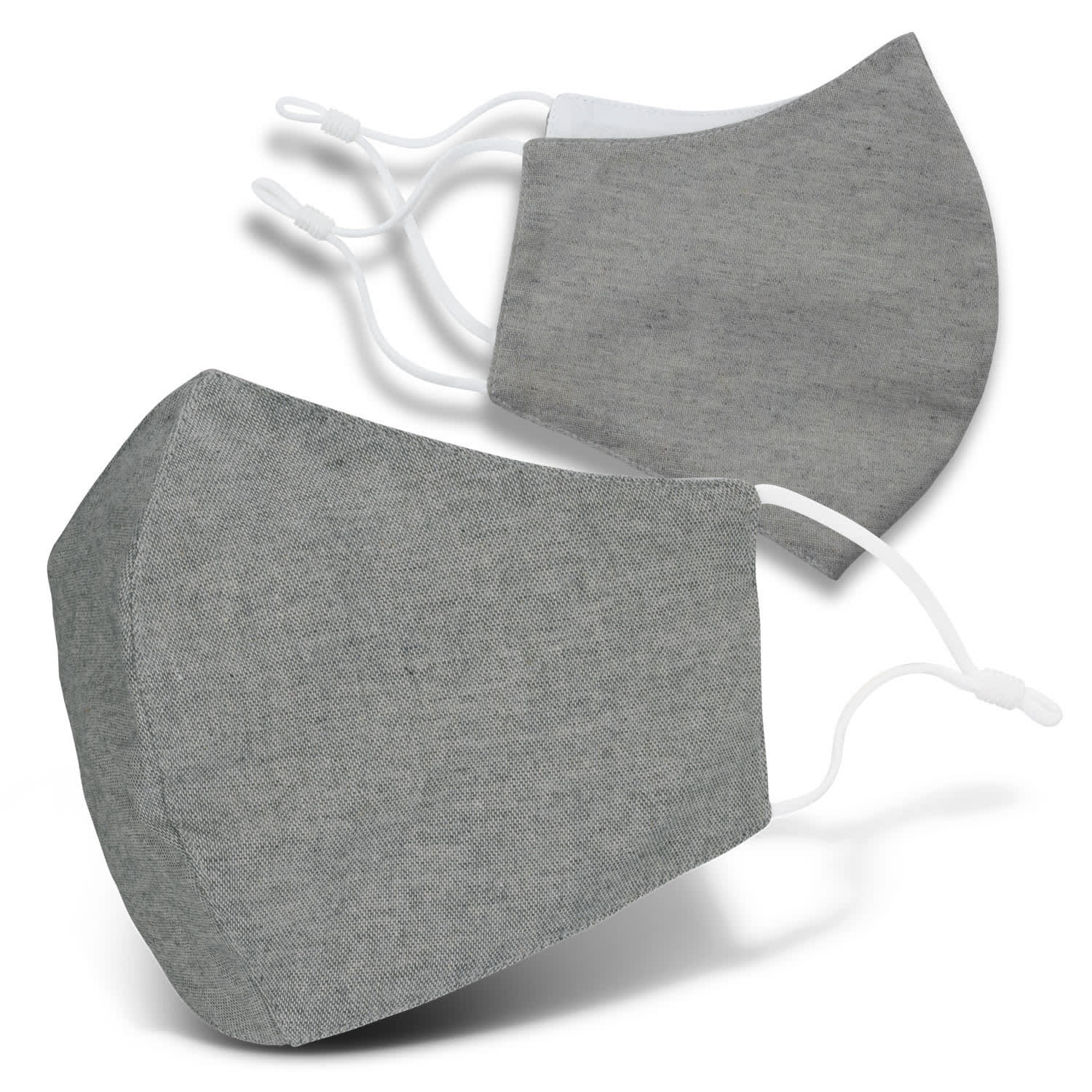 Linen Face Mask - 121996 Image Grey
