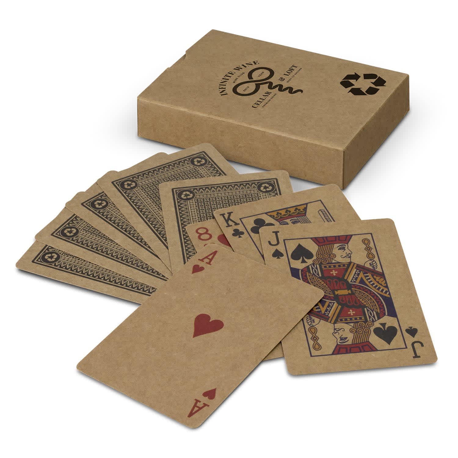 Natura Kraft Playing Cards | Personalised Playing Cards NZ | Create Custom Playing Cards | Custom Merchandise | Merchandise | Promotional Products NZ | Branded merchandise NZ | Branded Merch | Personalised Merchandise | Custom Promotional Products 