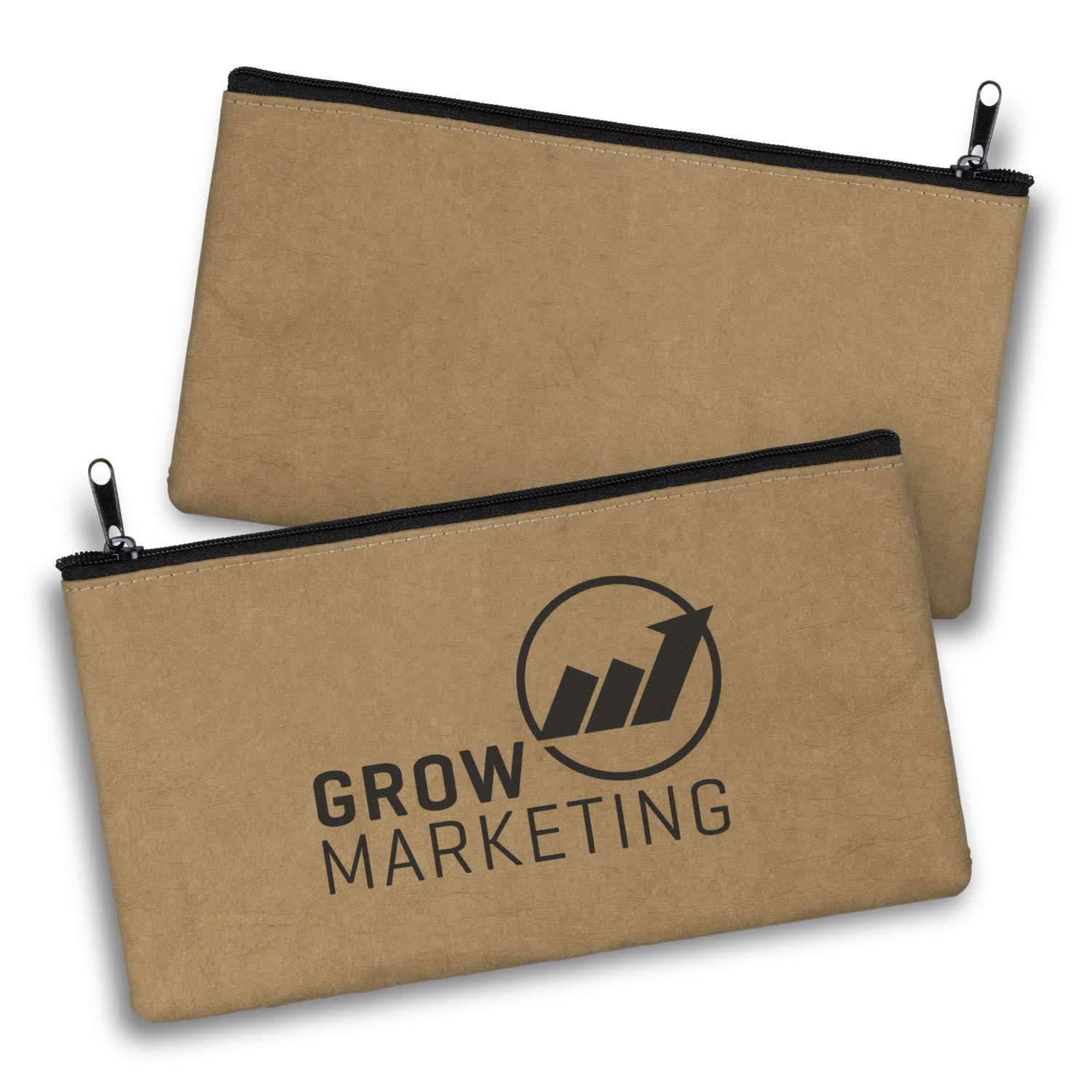 Personalised Kraft Pencil Case | Promotional Products NZ | branded merchandise nz | branded merch | personalised merchandise | custom promotional products | promotional merchandise