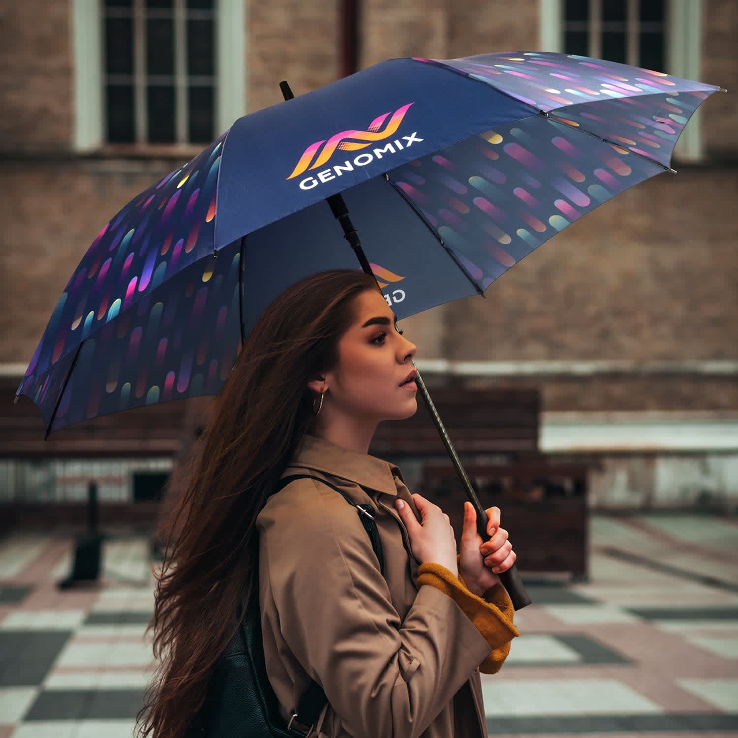 Full Colour Umbrella - 122423 Image