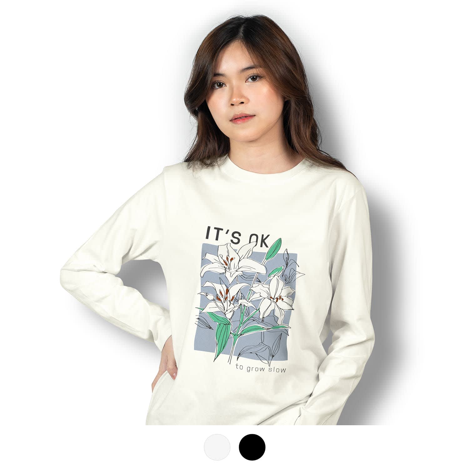 TRENDSWEAR Harlow Women's Long Sleeve Crew | logo printing on clothing | online custom clothing nz | custom apparel | apparel merchandise | Custom Merchandise | Merchandise | Customised Gifts NZ | Corporate Gifts | Promotional Products NZ | Branded merch