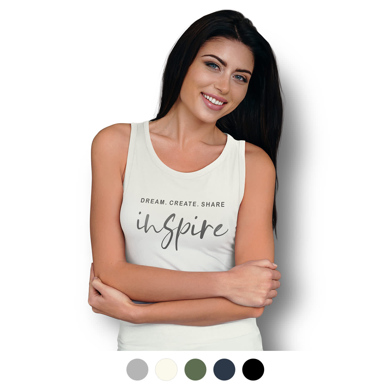 TRENDSWEAR Relay Women's Tank Top | Custom Women's Tank Top | Customised Women's Tank Top | Personalised Women's Tank Top | logo printing on clothing | online custom clothing nz | custom apparel | apparel merchandise