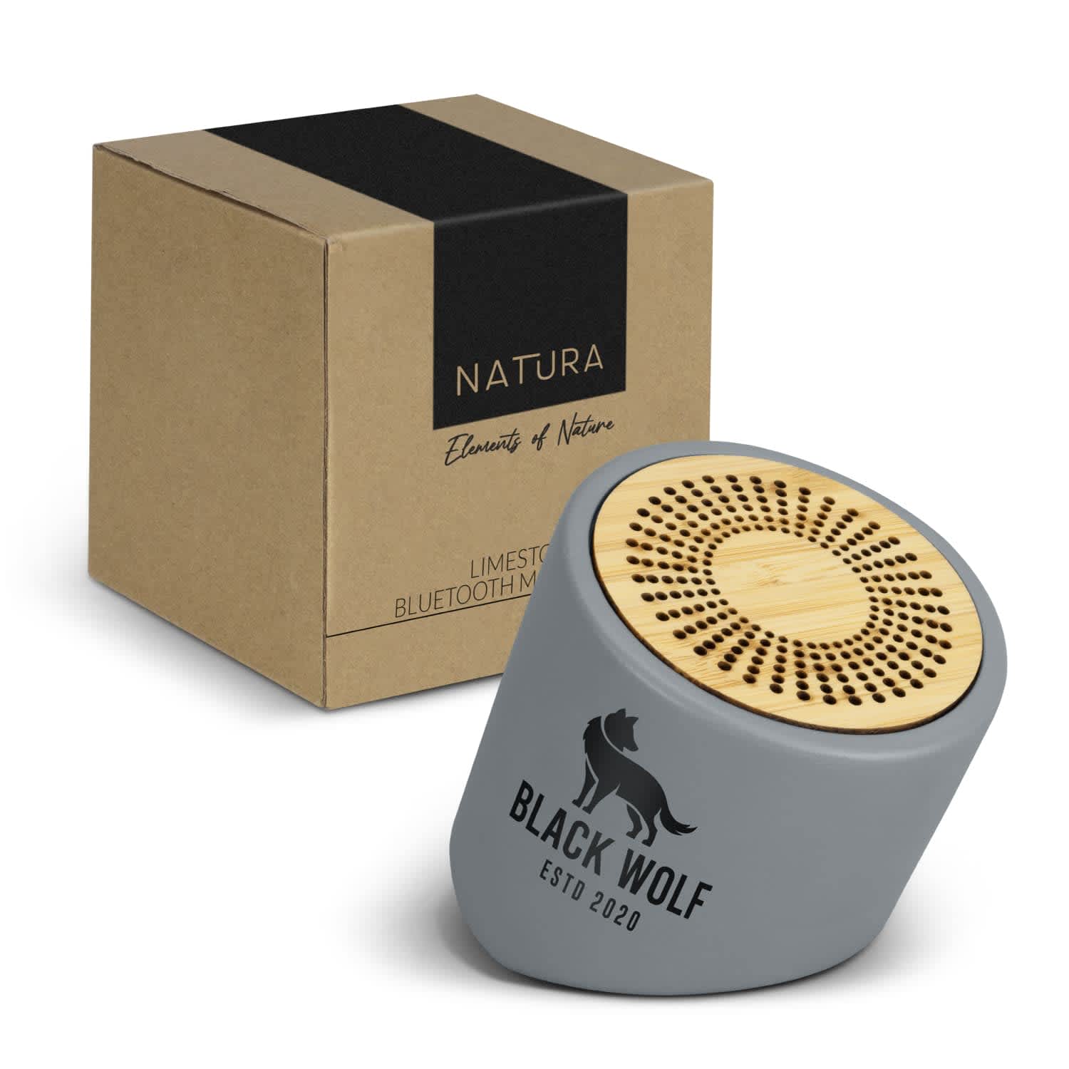 Limestone Bluetooth Mini Speaker | Logo Speaker | Custom Bluetooth Speaker | Customised Gifts NZ | Corporate Gifts | Custom Merchandise | Merchandise | Promotional Products NZ | Branded merchandise NZ | Branded Merch | Personalised Merchandise 