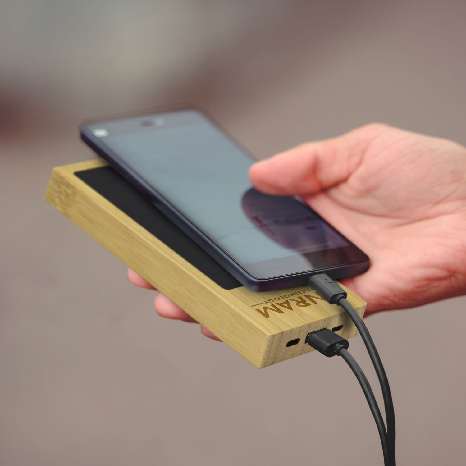 NATURA Bamboo Solar Power Bank