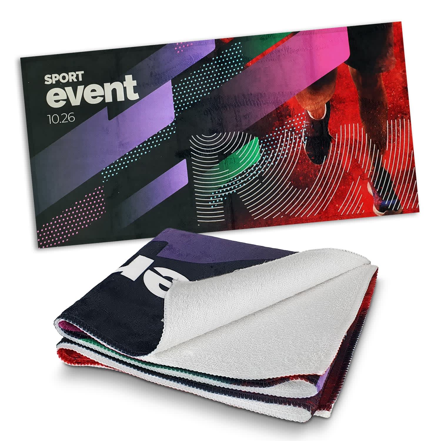 Custom Sports Fit Towel | Custom Sports Towel | Custom Fit Towel | Promotional Products NZ | Branded merchandise NZ | Branded Merch | Personalised Merchandise | Custom Promotional Products | Promotional Merchandise | Custom Merchandise