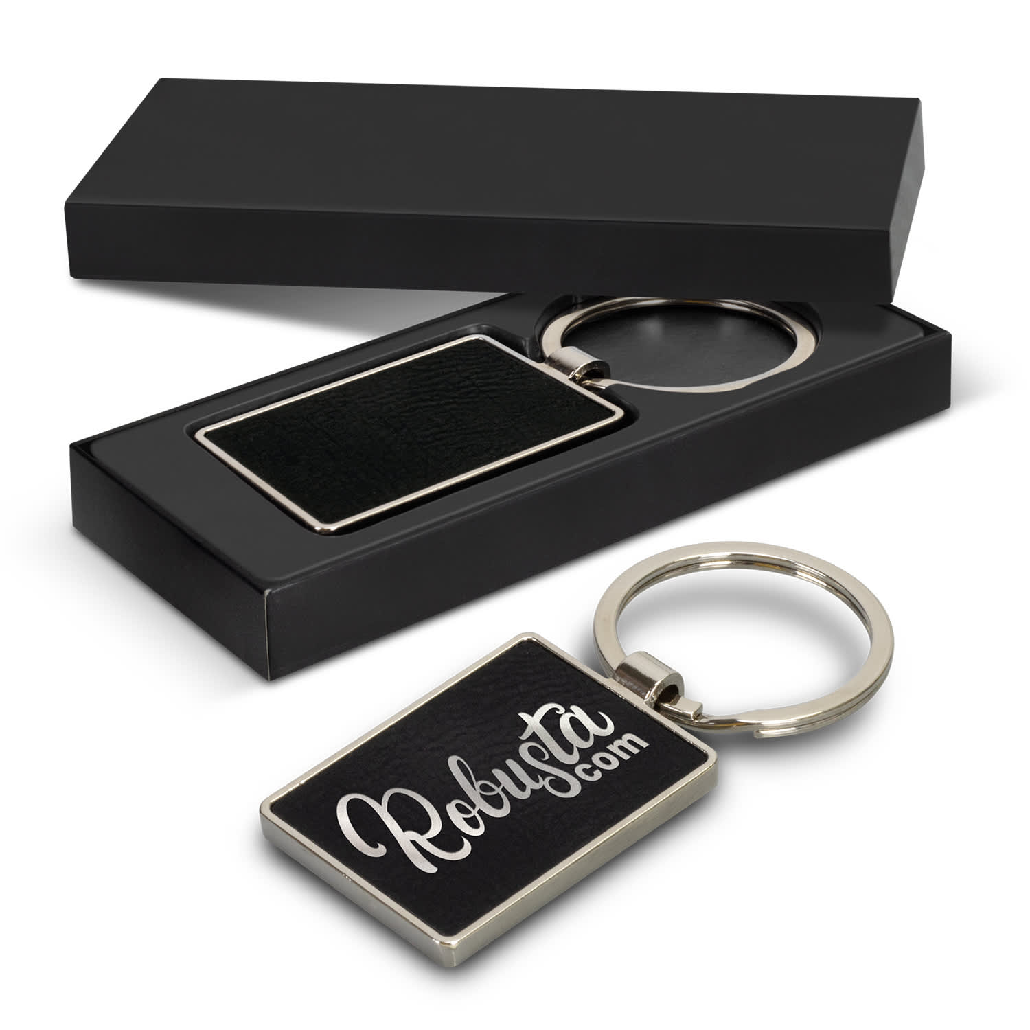 Custom Capulet Key Ring - Rectangle | Promotional Products NZ | Branded merchandise NZ | Branded Merch | Personalised Merchandise | Custom Promotional Products | Promotional Merchandise | Key Ring NZ