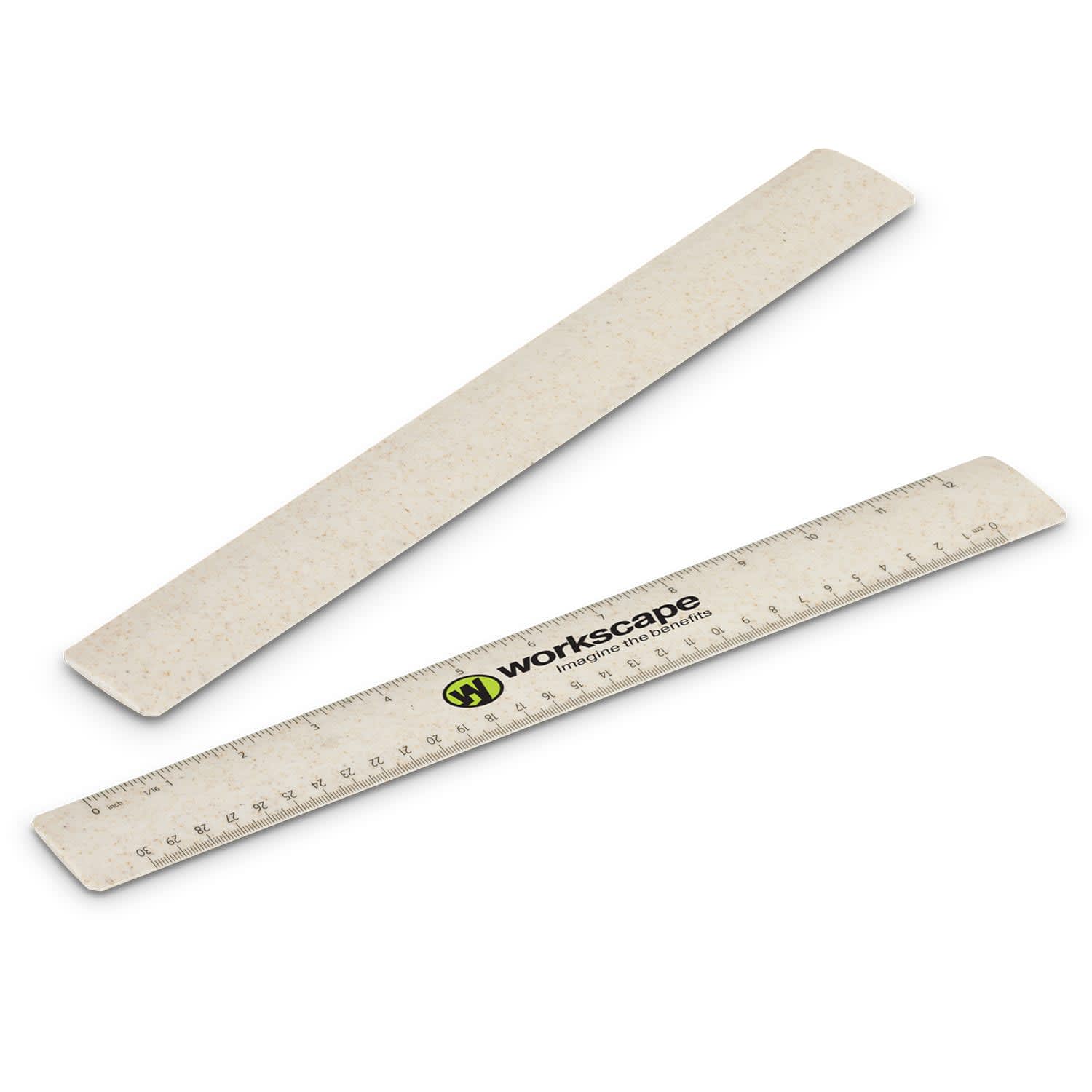 Custom Wheat Straw Ruler - 30cm | Promotional Products NZ | Branded merchandise NZ | Branded Merch | Personalised Merchandise | Custom Promotional Products | Promotional Merchandise