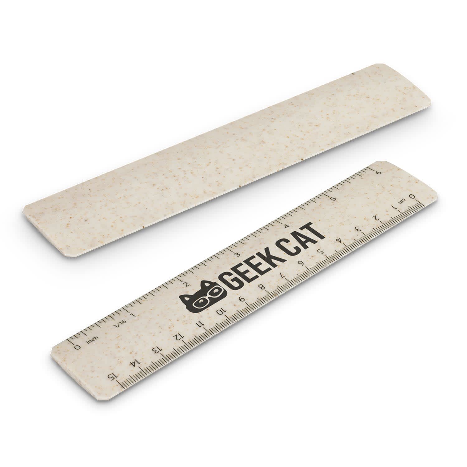 Custom Wheat Straw Ruler - 15cm | Promotional Products NZ | Branded merchandise NZ | Branded Merch | Personalised Merchandise | Custom Promotional Products | Promotional Merchandise