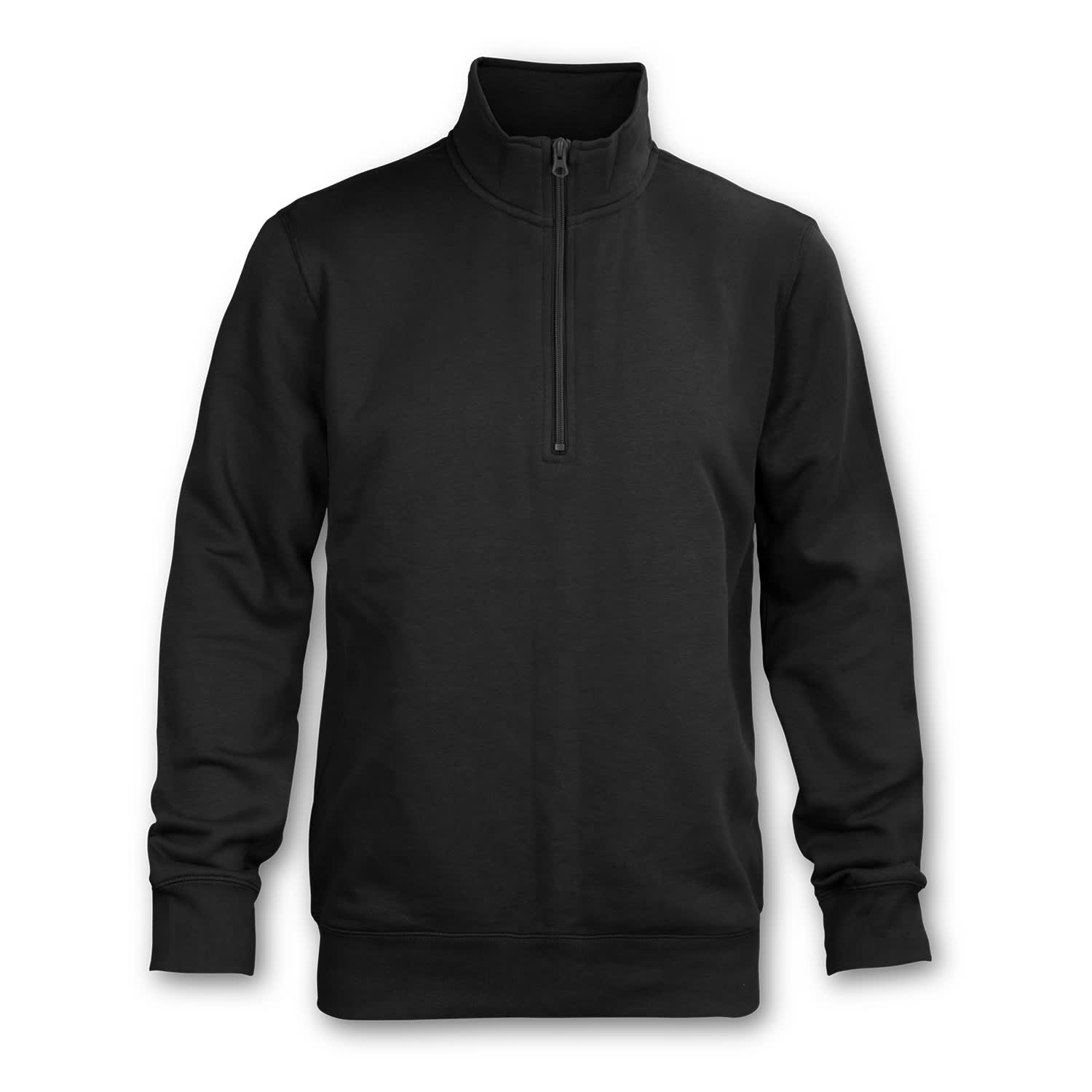TRENDSWEAR Camden Unisex Quarter Zip - 123156 Image Black