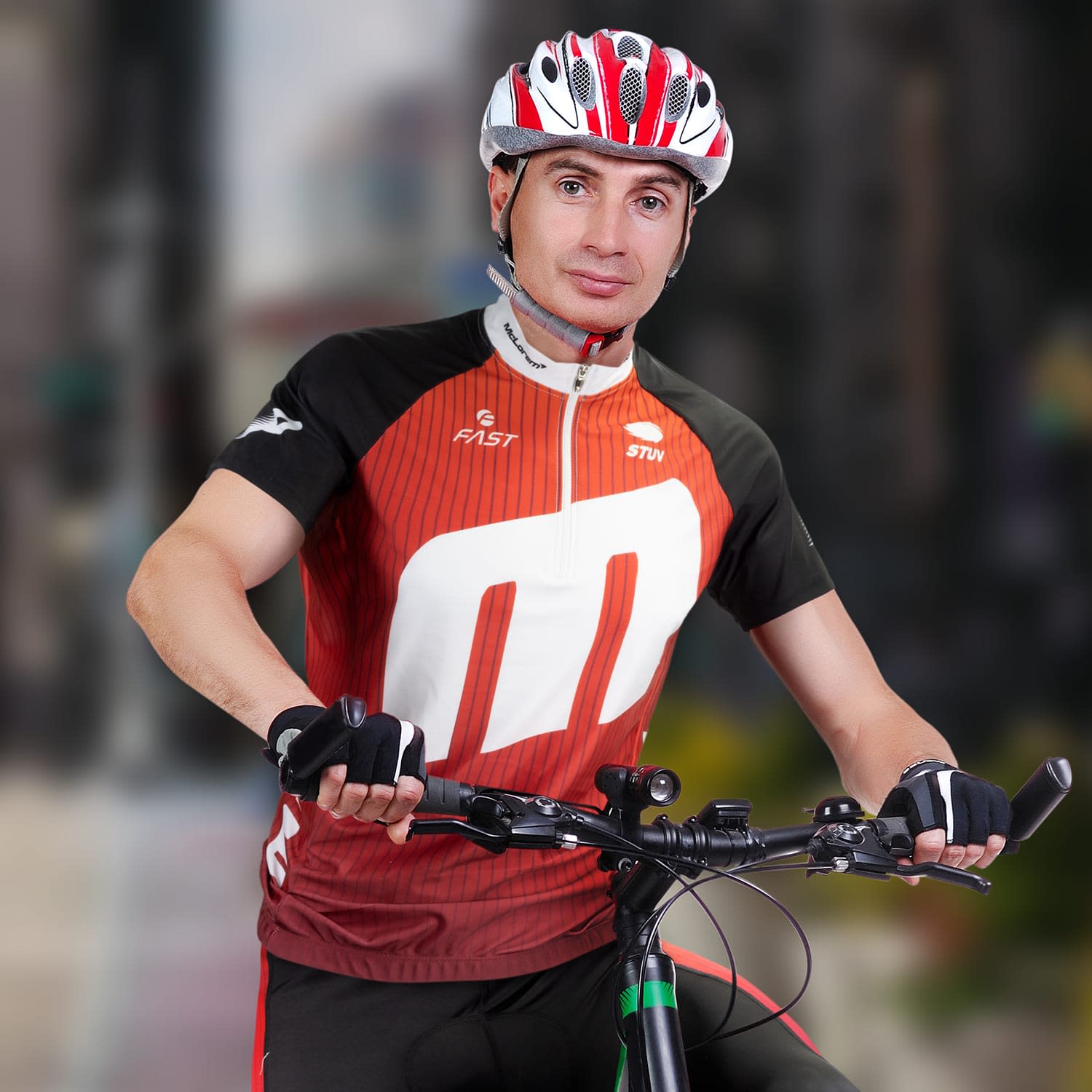 Custom Mens Cycling Top - 123337 Image