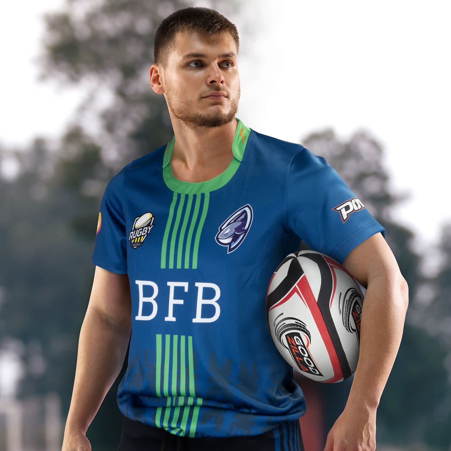 Custom Mens Rugby T-Shirt - 123339 Image 