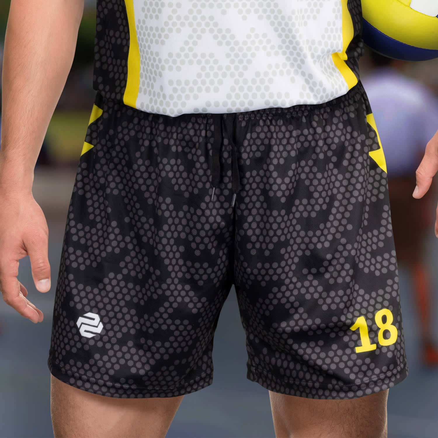 Custom Mens Volleyball Shorts - 123345 Image 