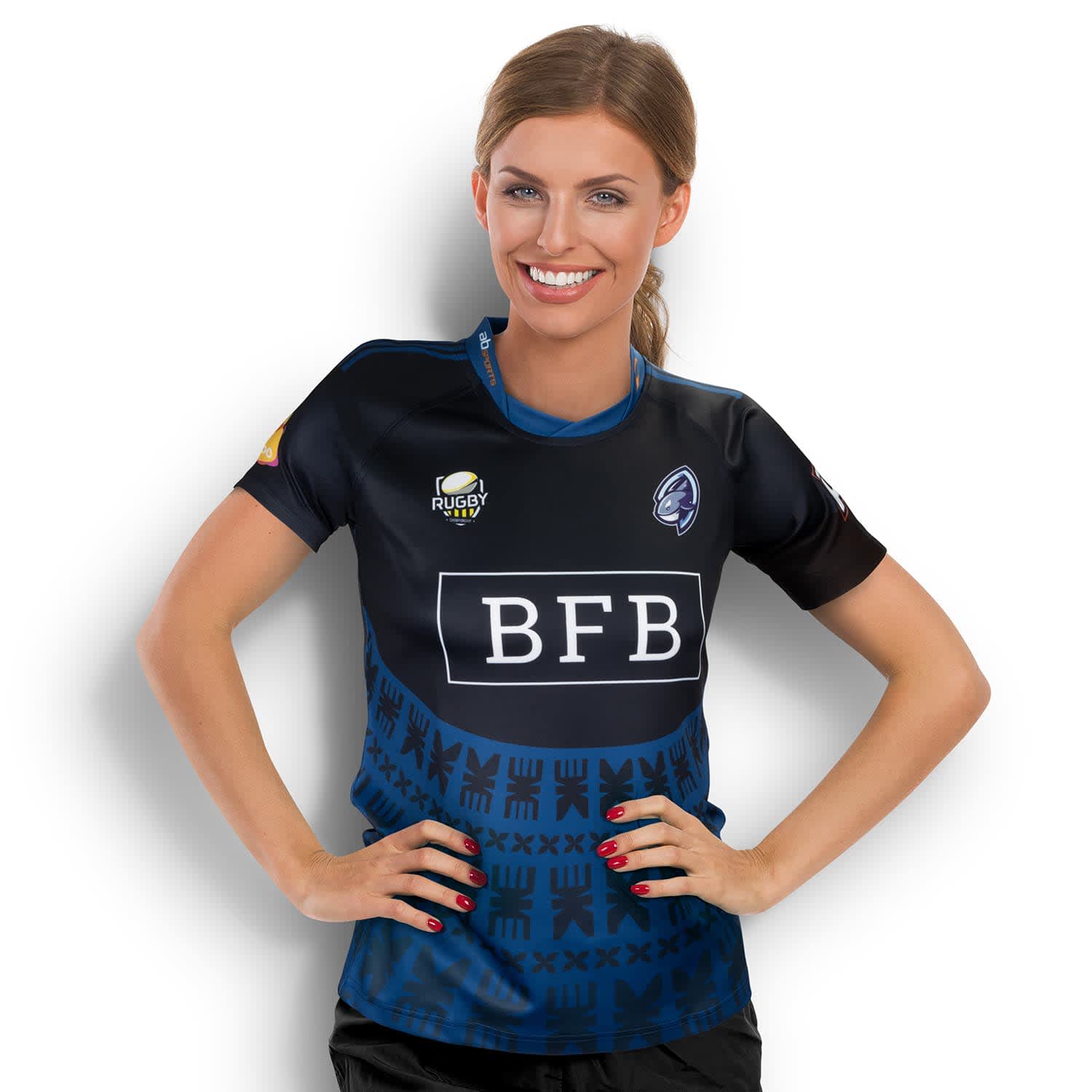 Custom Womens Performance Rugby T-Shirt | Promotional Products NZ | Branded merchandise NZ | Branded Merch | Personalised Merchandise | Custom Promotional Products | Promotional Merchandise | Custom Merchandise