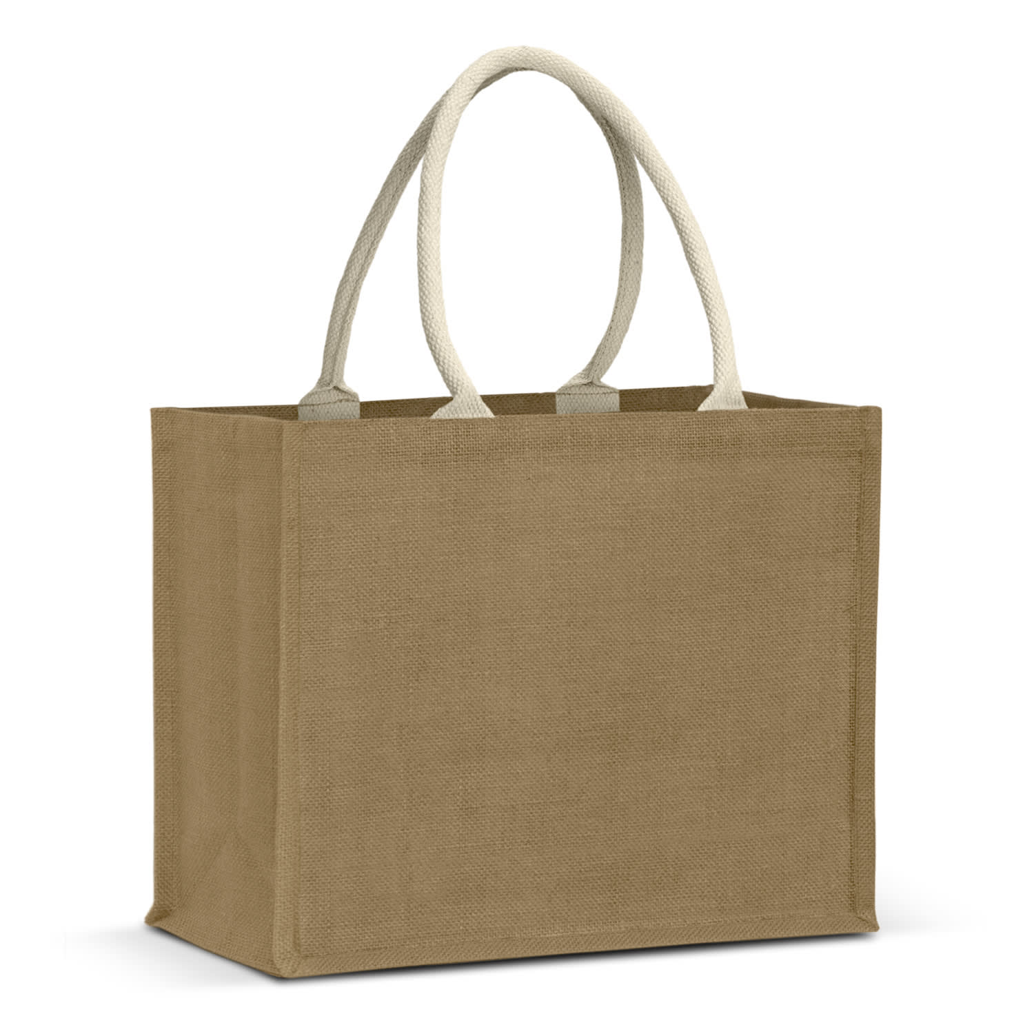 Torino Starch Jute Tote Bag - 123581 Image Natural