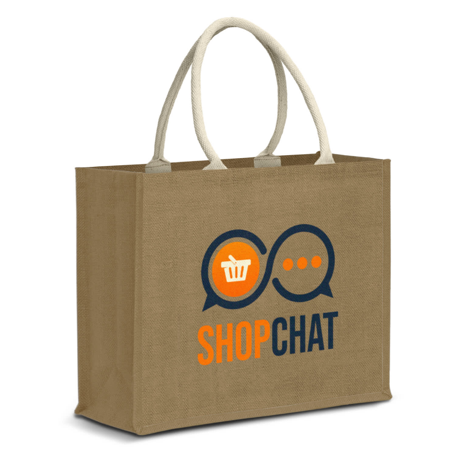 Custom Modena Starch Jute Tote Bag | Custom Jute Bag NZ | Custom Eco Jute Bag | Promotional Products NZ | Branded merchandise NZ | Branded Merch | Personalised Merchandise | Custom Promotional Products | Promotional Merchandise