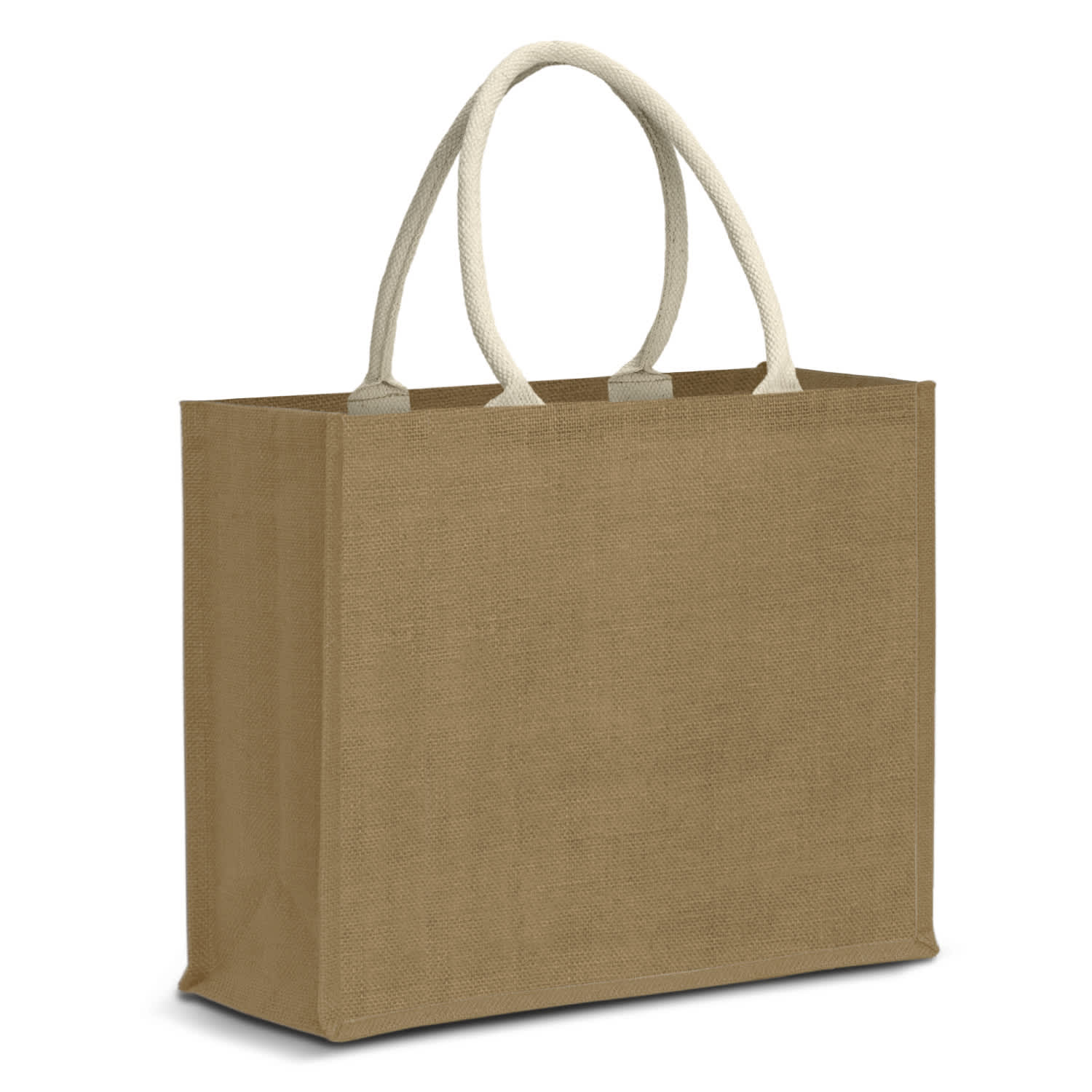 Modena Starch Jute Tote Bag - 123583 Image Natural