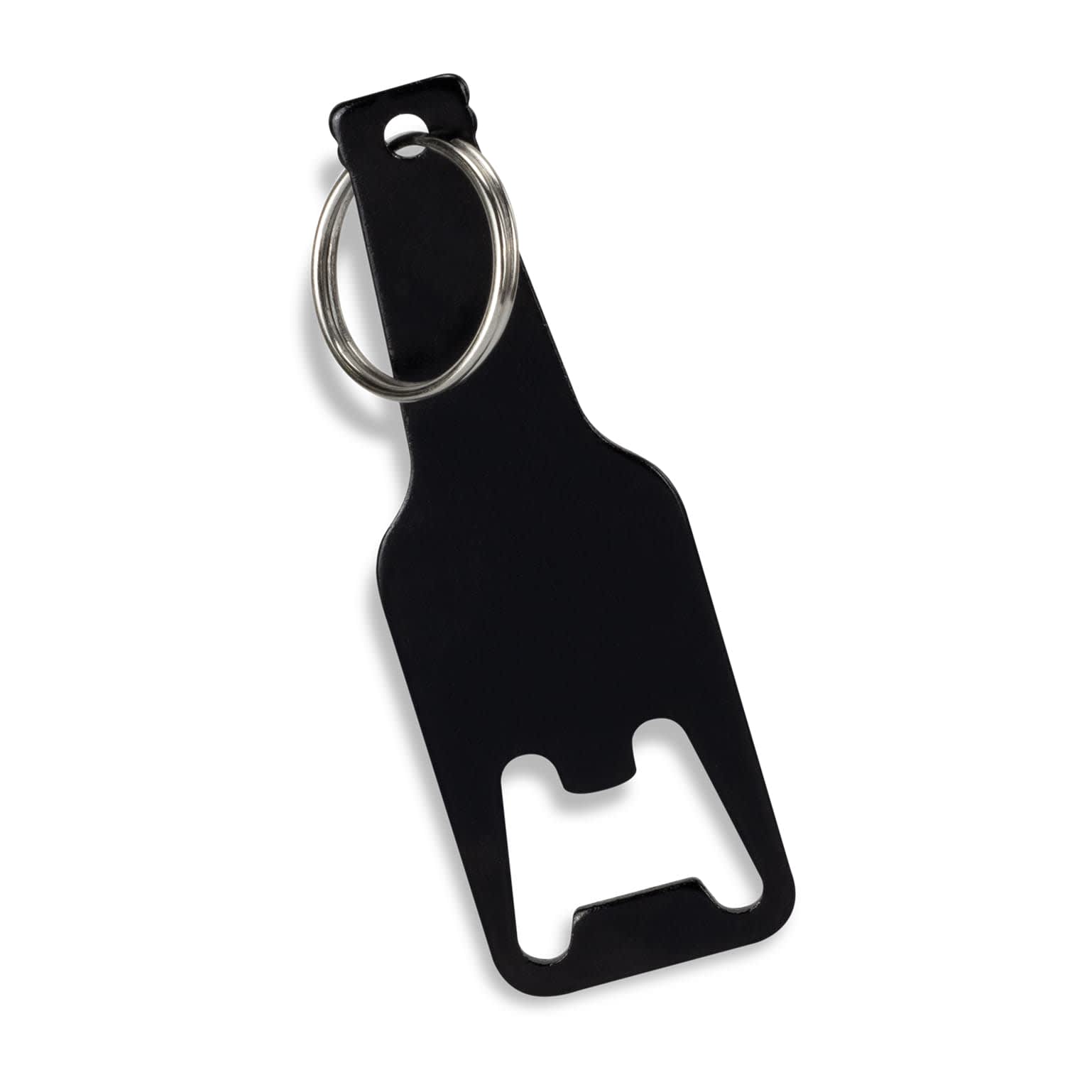 Beverage Bottle Opener Key Ring - 123586 Image Black