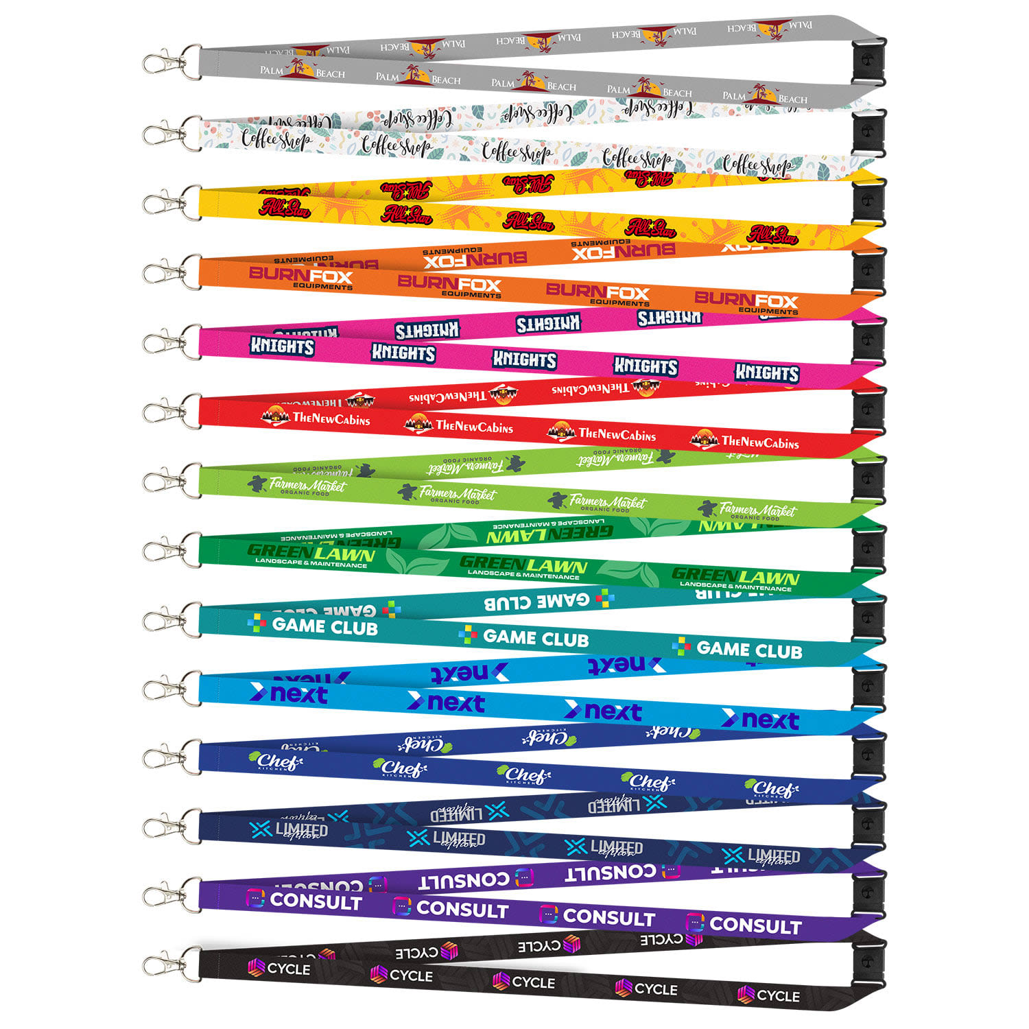 Colour Max Lanyard 16mm | Printed Lanyards NZ | Personalised Lanyards NZ