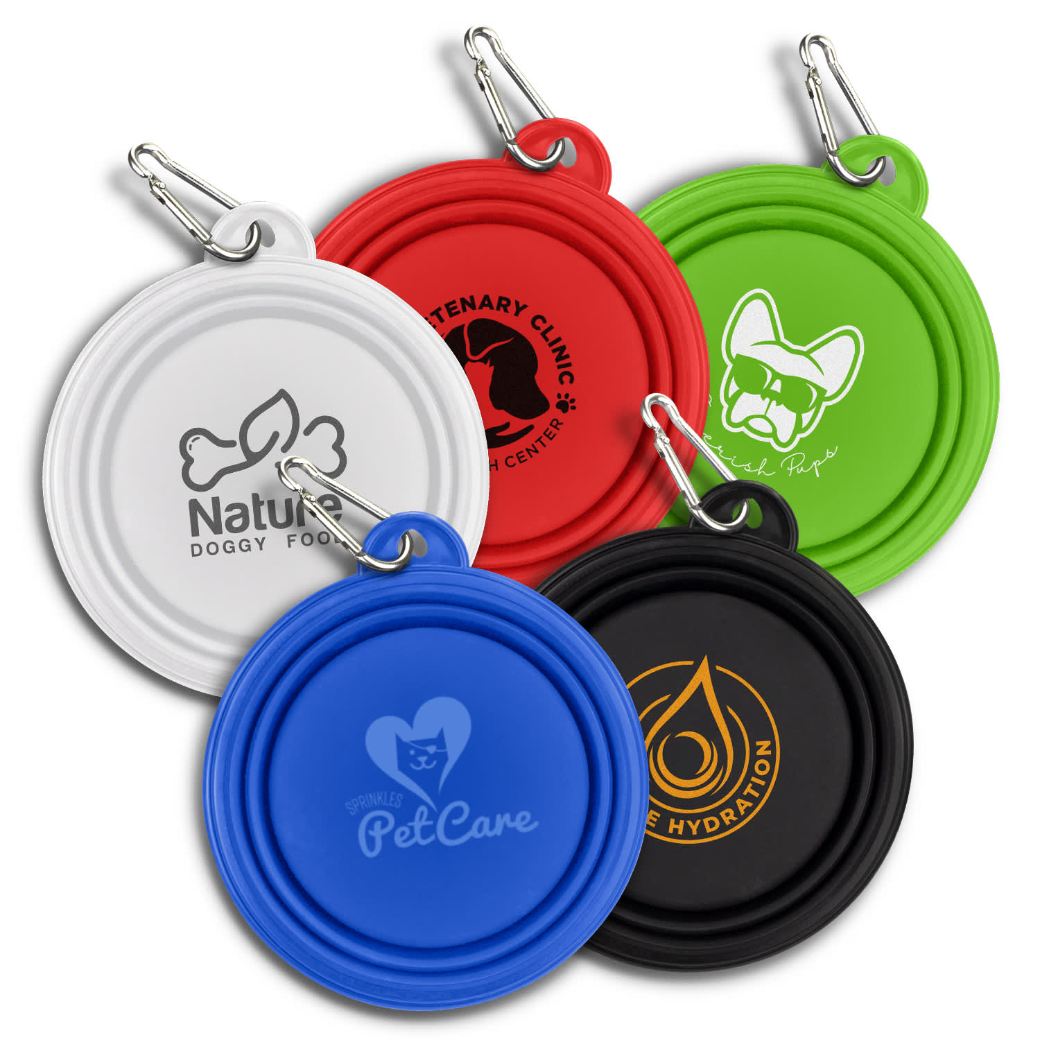 Custom Silicone Collapsible Pet Bowl | Promotional Products NZ | Branded merchandise NZ | Branded Merch | Personalised Merchandise | Custom Promotional Products | Promotional Merchandise