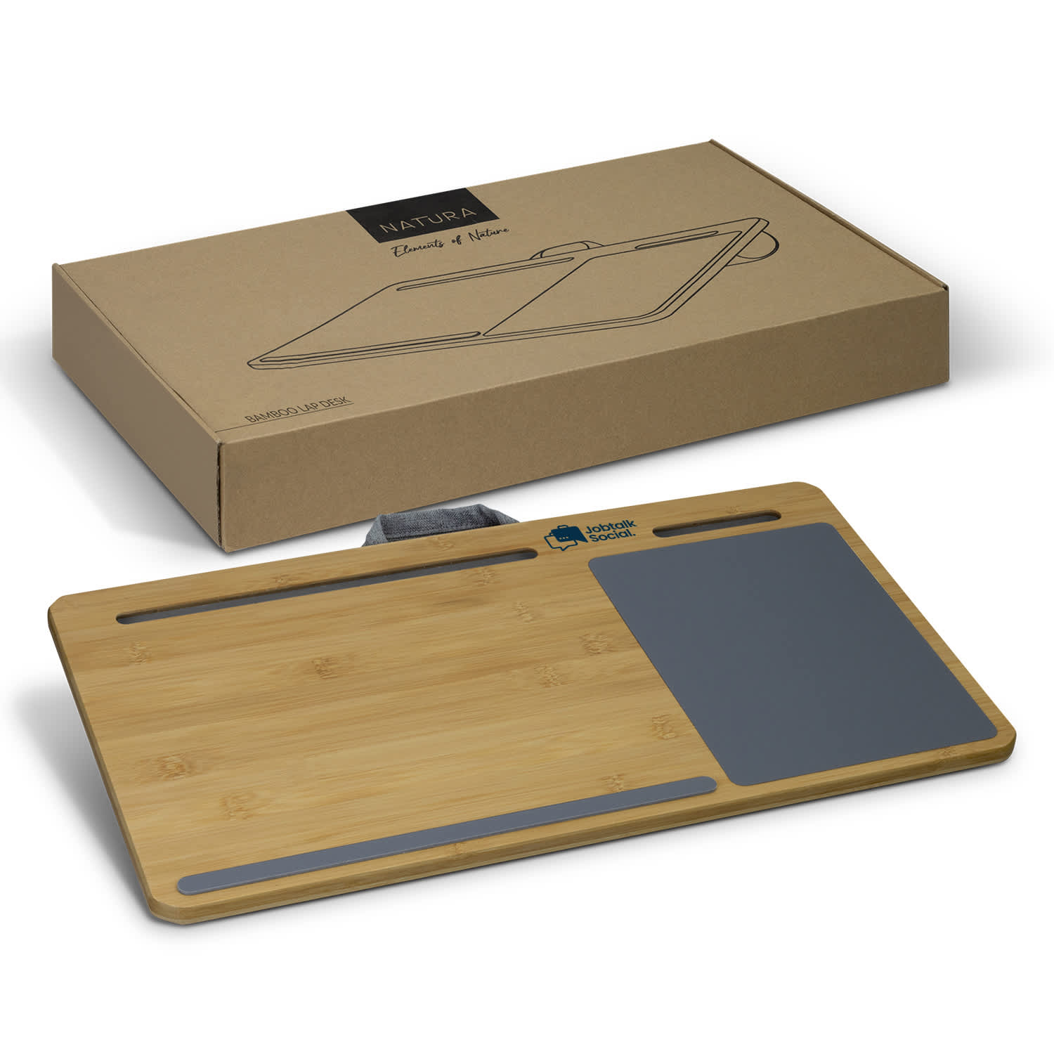 NATURA Bamboo Lap Desk | Custom Lap Desk | Customised Lap Desk | Personalised Lap Desk | Lap Desks | Custom Merchandise | Merchandise | Customised Gifts NZ | Corporate Gifts | Promotional Products NZ | Branded merchandise NZ | Branded Merch | 