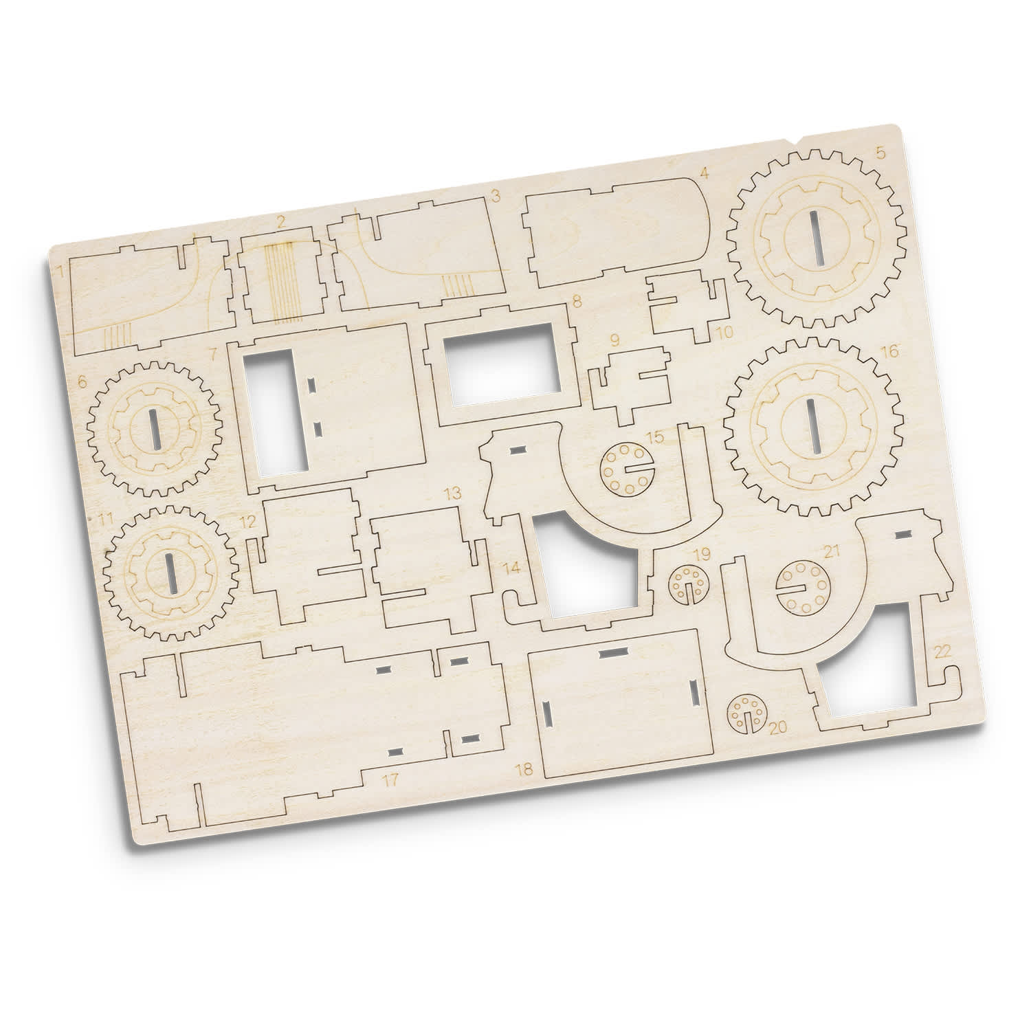 BRANDCRAFT Tractor Wooden Model - 124026 Image