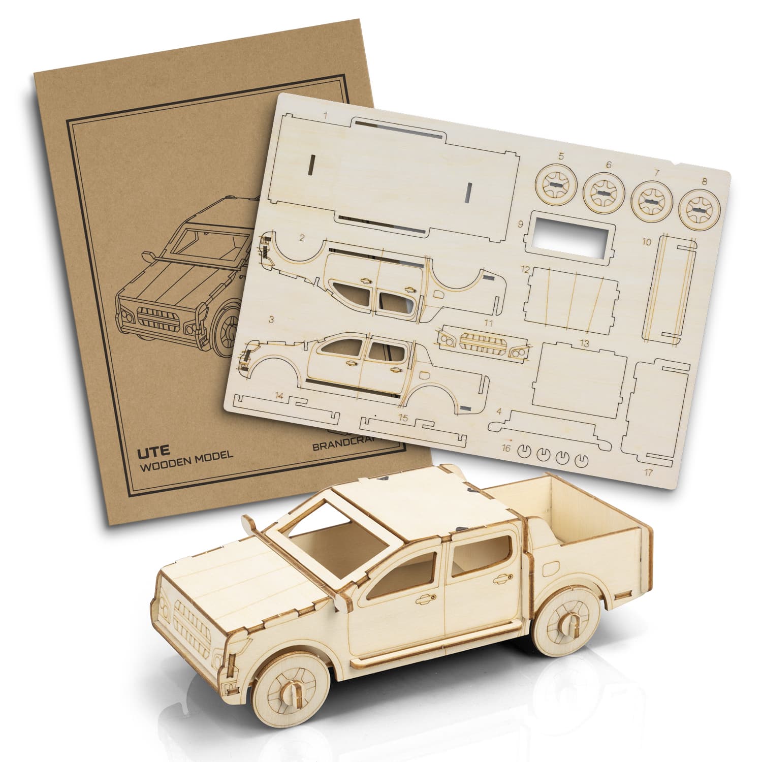 BRANDCRAFT UTE Wooden Model | Custom Merchandise | Merchandise | Customised Gifts NZ | Corporate Gifts | Promotional Products NZ | Branded merchandise NZ | Branded Merch | Personalised Merchandise | Custom Promotional Products | Promotional Merchandise