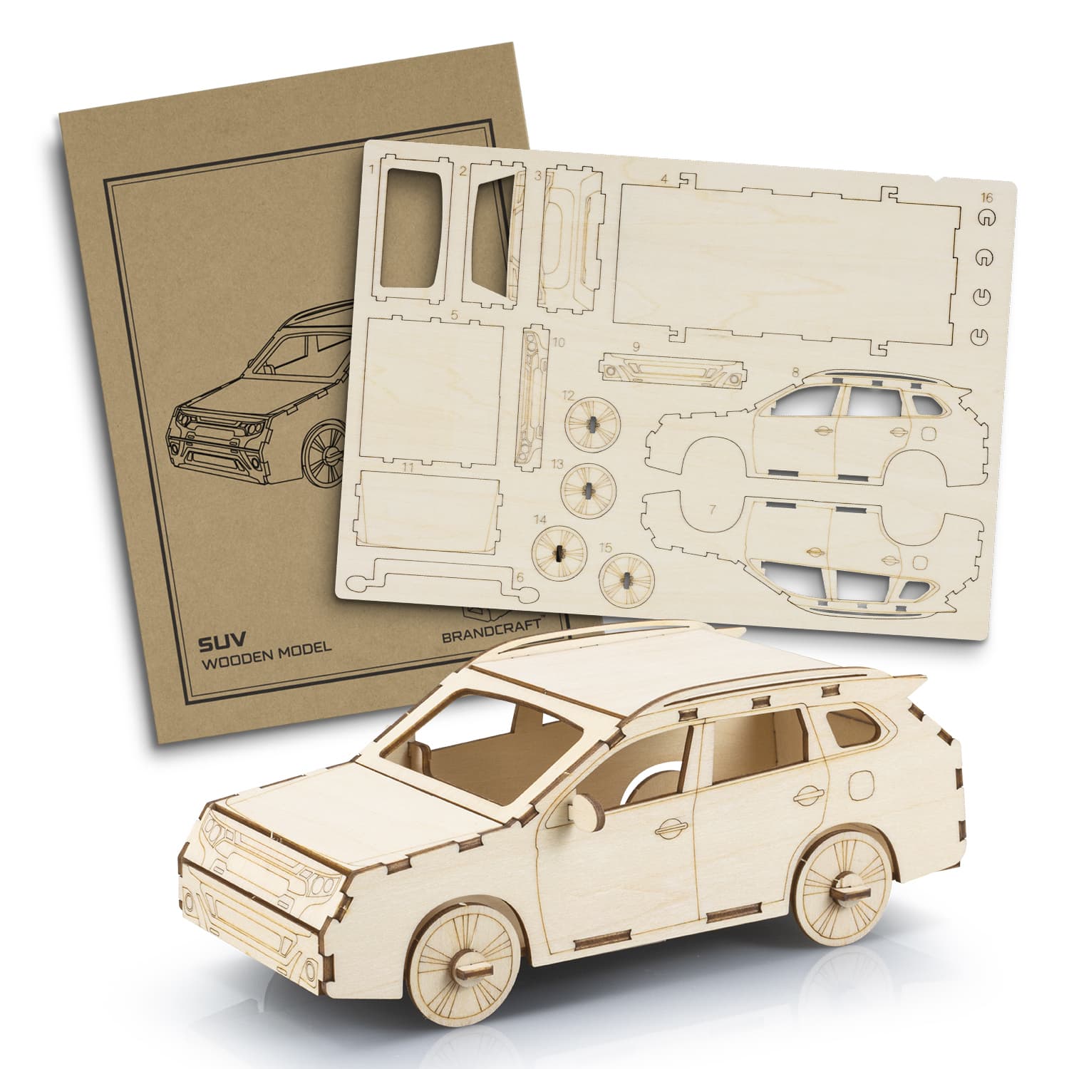 BRANDCRAFT SUV Wooden Model | SUV Wooden Model | Custom Merchandise | Merchandise | Customised Gifts NZ | Corporate Gifts | Promotional Products NZ | Branded merchandise NZ | Branded Merch | Personalised Merchandise | Custom Promotional Products | 