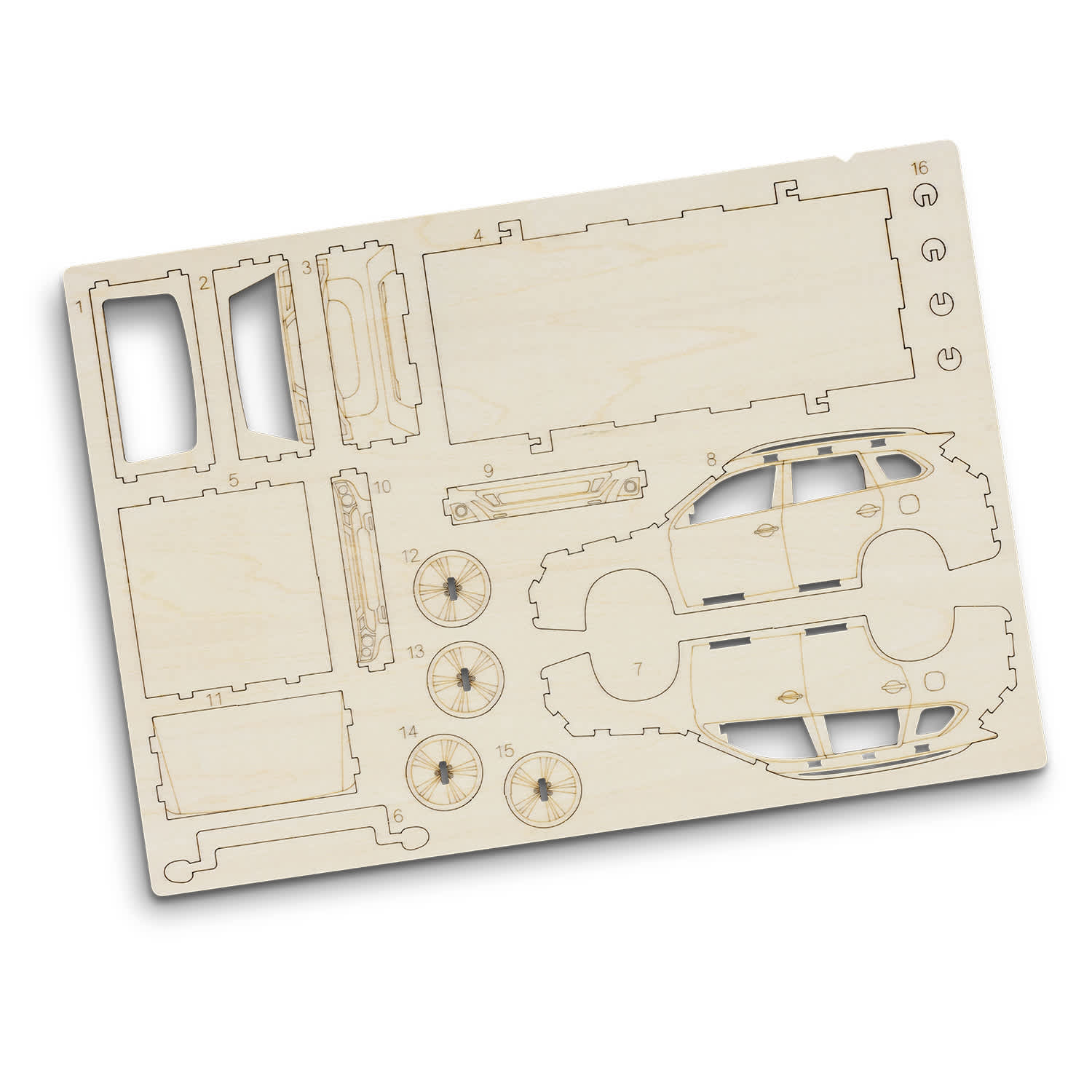 BRANDCRAFT SUV Wooden Model - 124029 Image