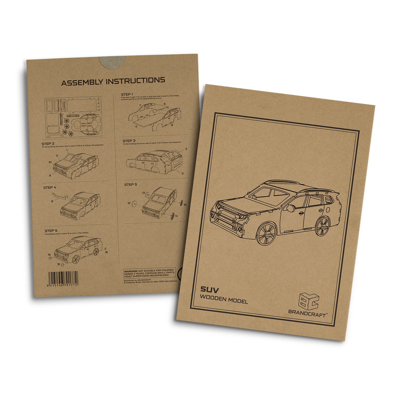 BRANDCRAFT SUV Wooden Model - 124029 Image